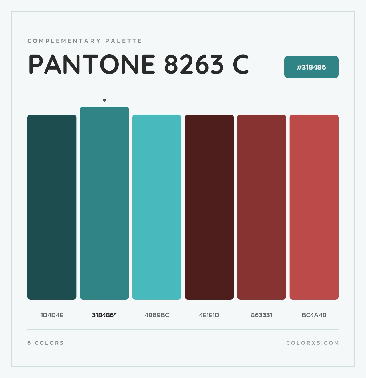PANTONE 8263 C - Complementary Color Palette