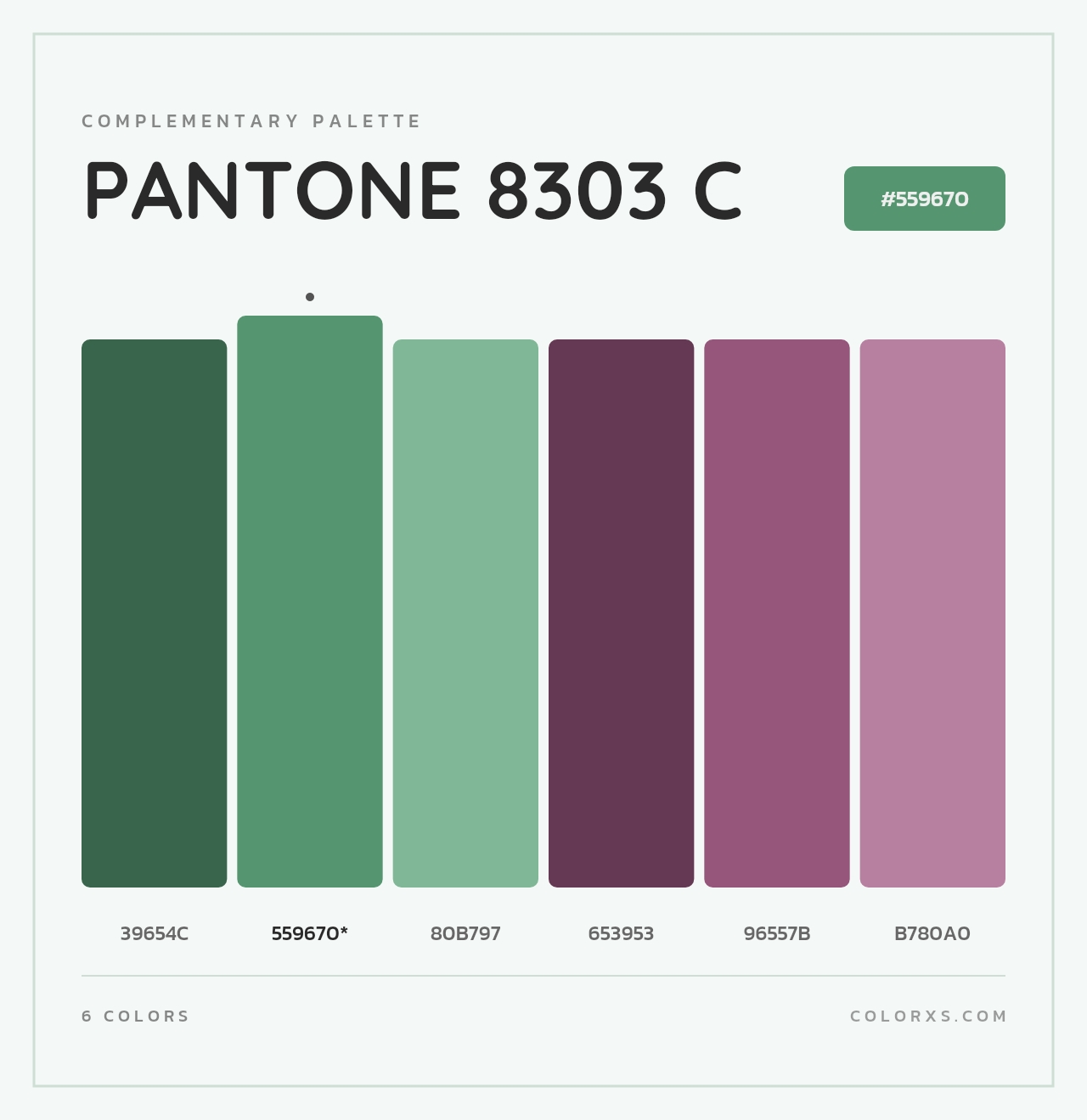 PANTONE 8303 C - Complementary Color Palette