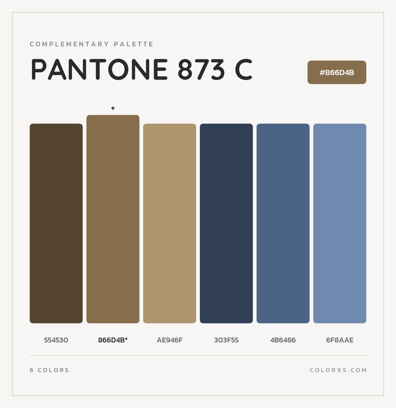 PANTONE 873 C - Complementary Color Palette
