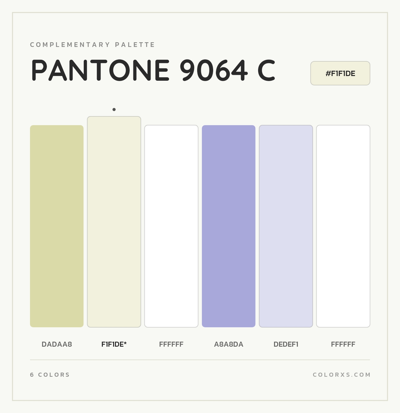 PANTONE 9064 C - Complementary Color Palette