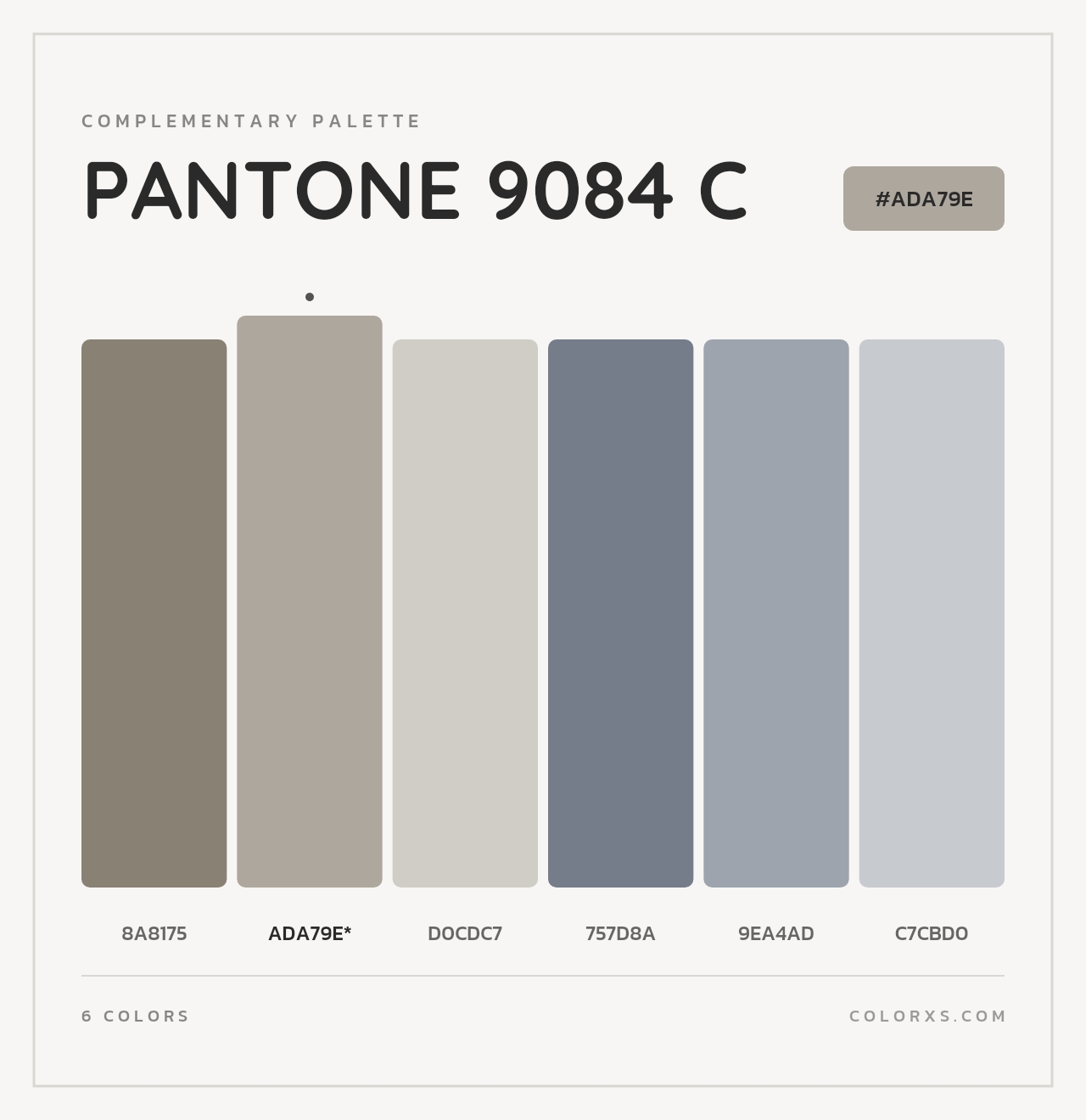 PANTONE 9084 C - Complementary Color Palette