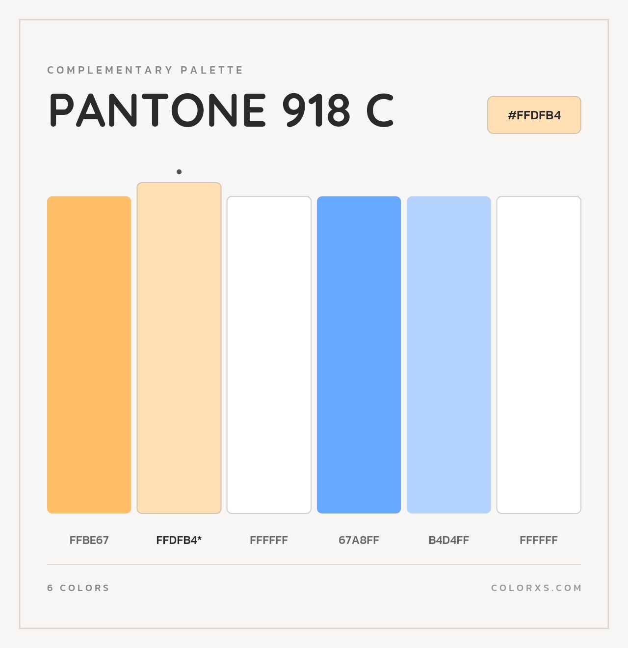 PANTONE 918 C - Complementary Color Palette