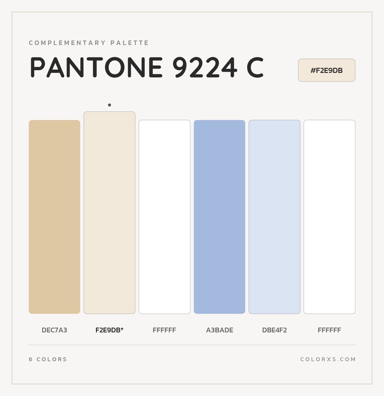 PANTONE 9224 C - Complementary Color Palette