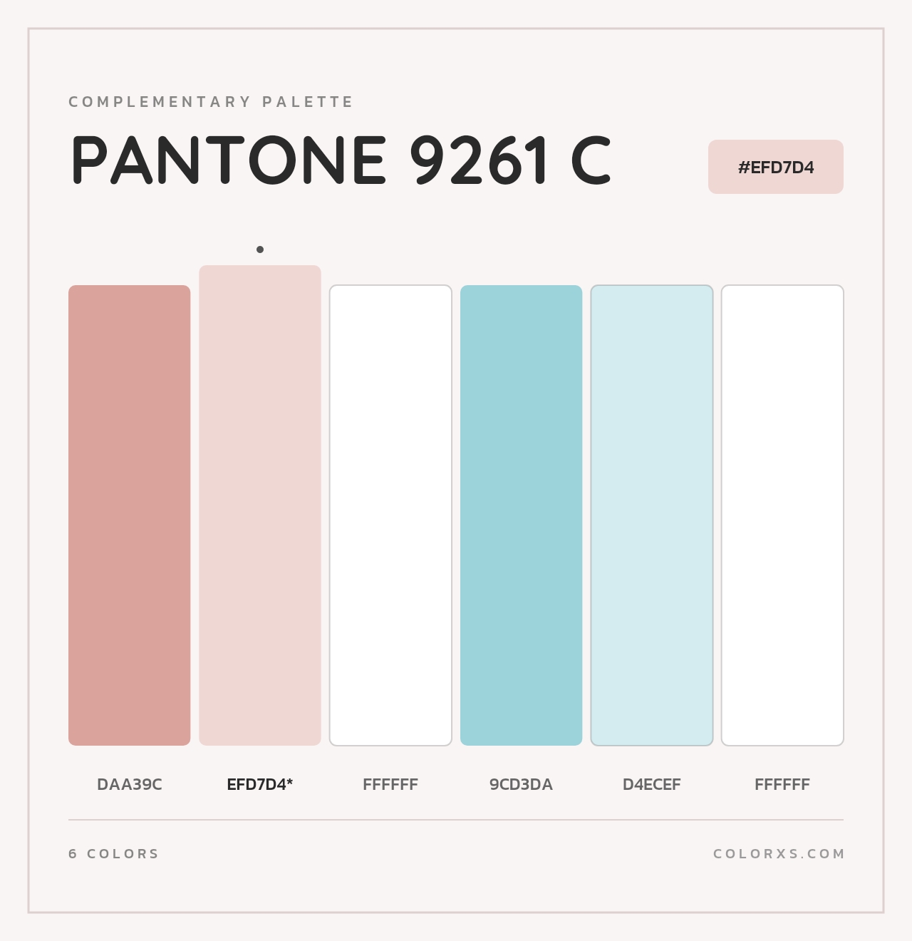 PANTONE 9261 C - Complementary Color Palette