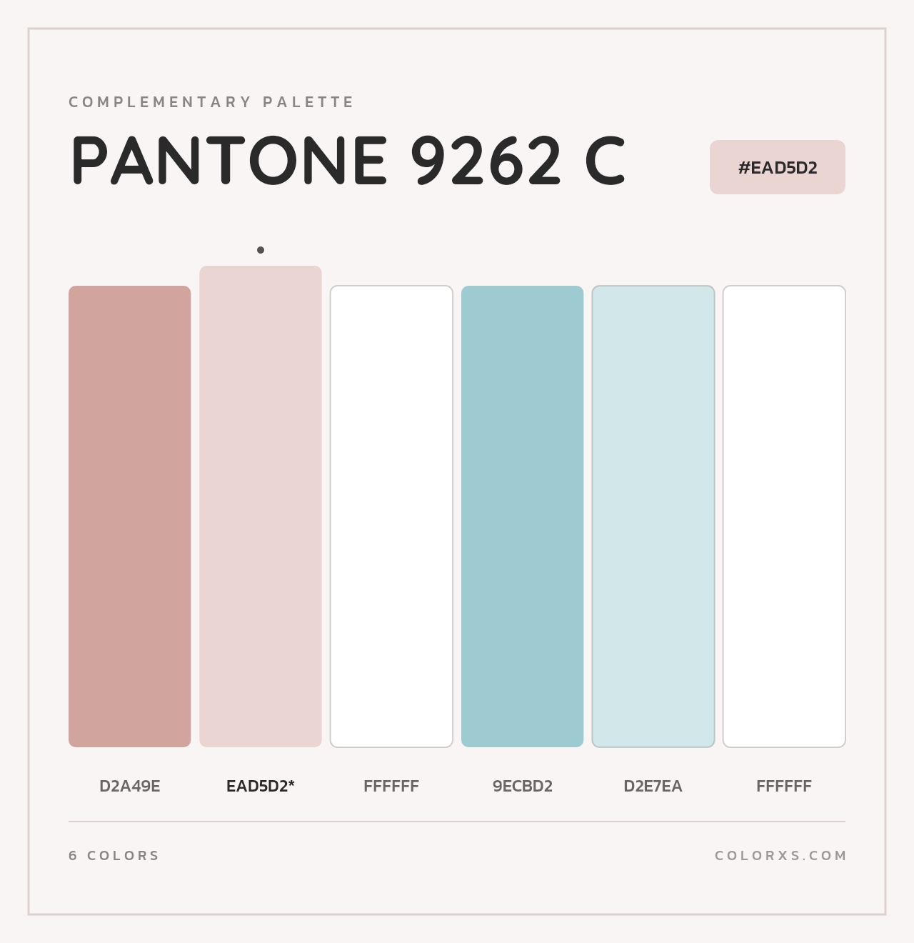 PANTONE 9262 C - Complementary Color Palette