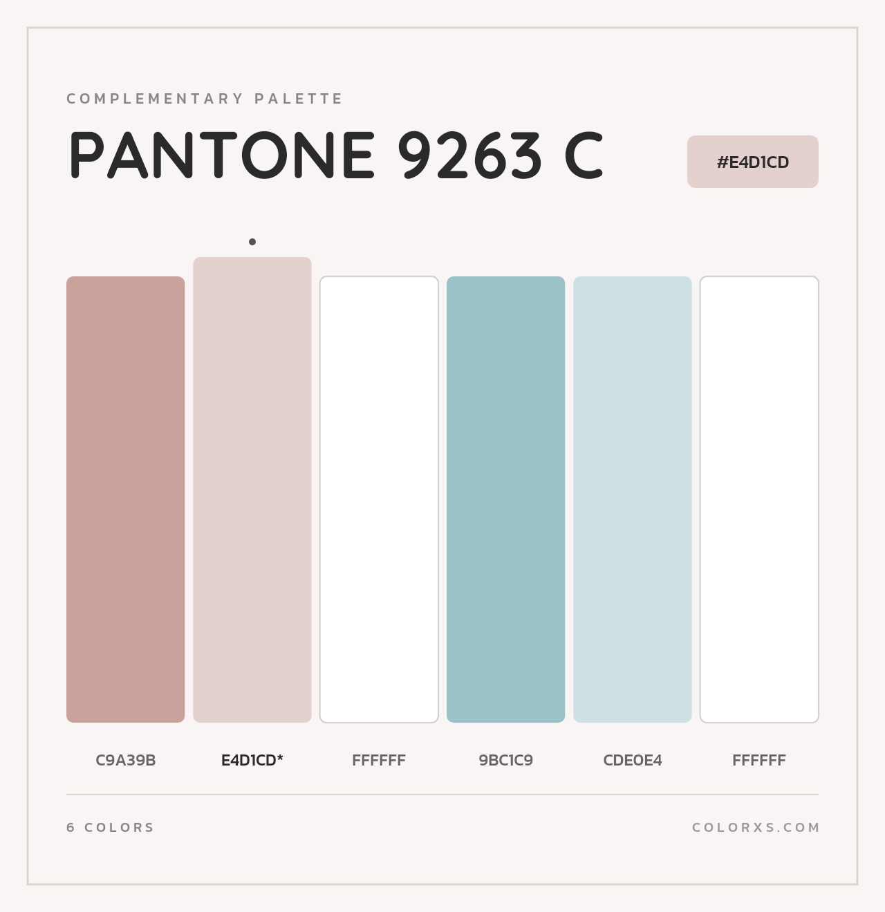 PANTONE 9263 C - Complementary Color Palette