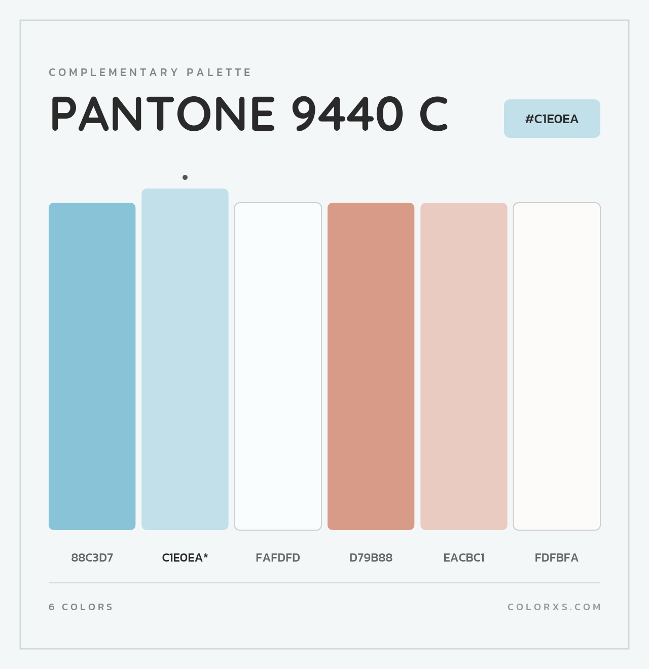 PANTONE 9440 C - Complementary Color Palette