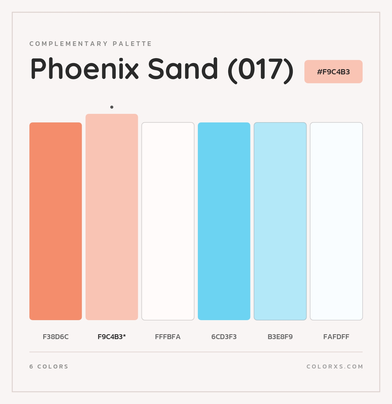 Phoenix Sand (017) - Complementary Color Palette