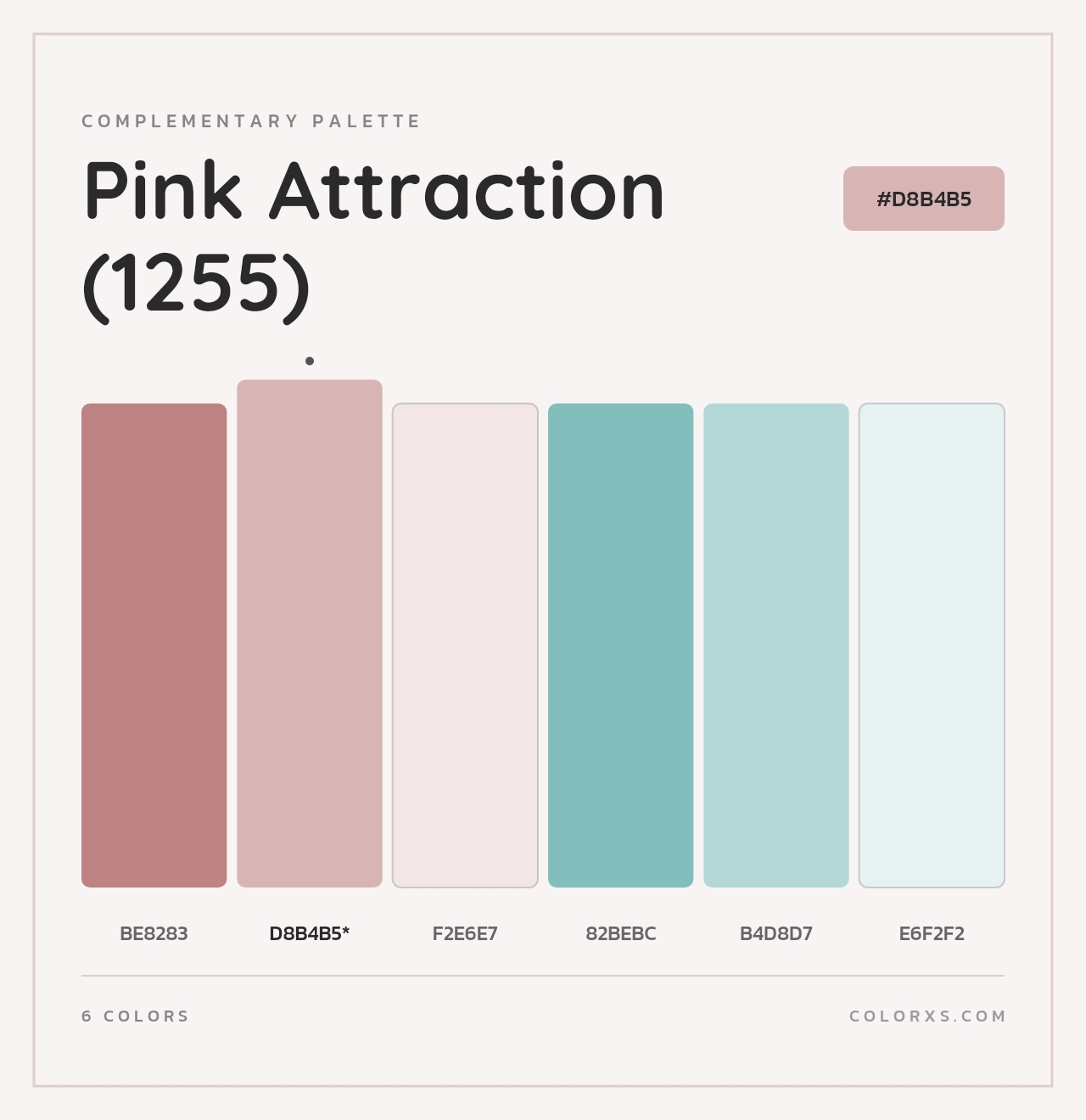 Pink Attraction (1255) - Complementary Color Palette