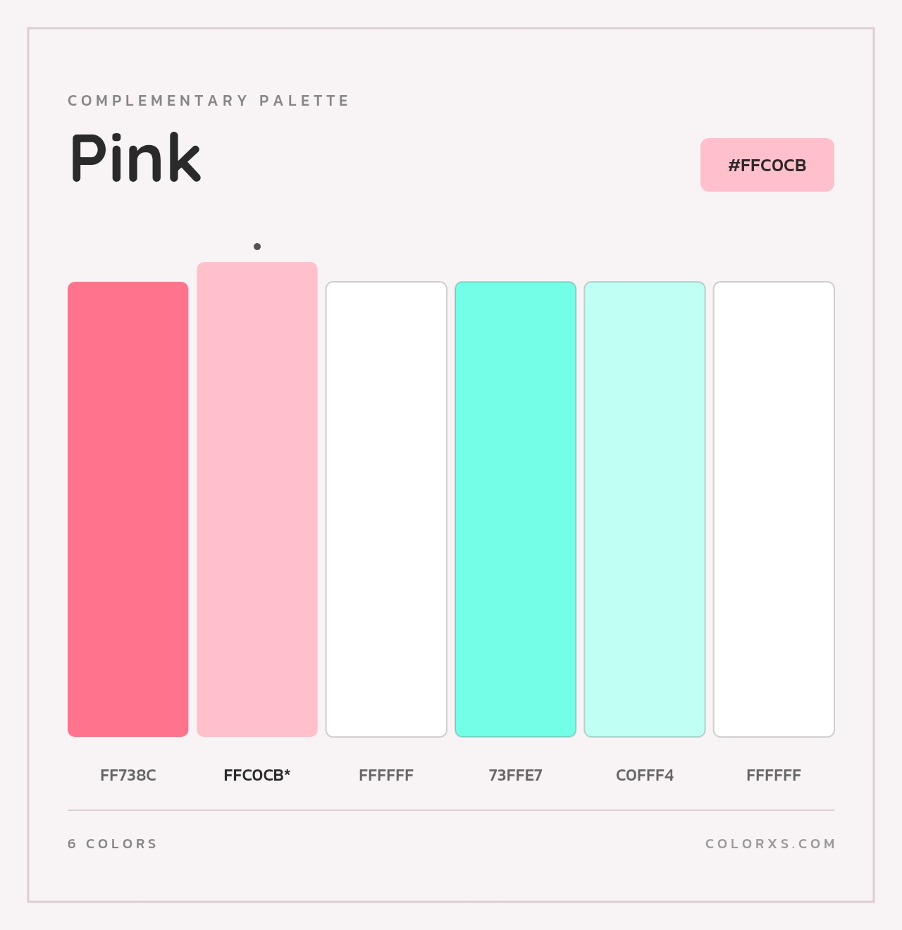 Pink - Complementary Color Palette