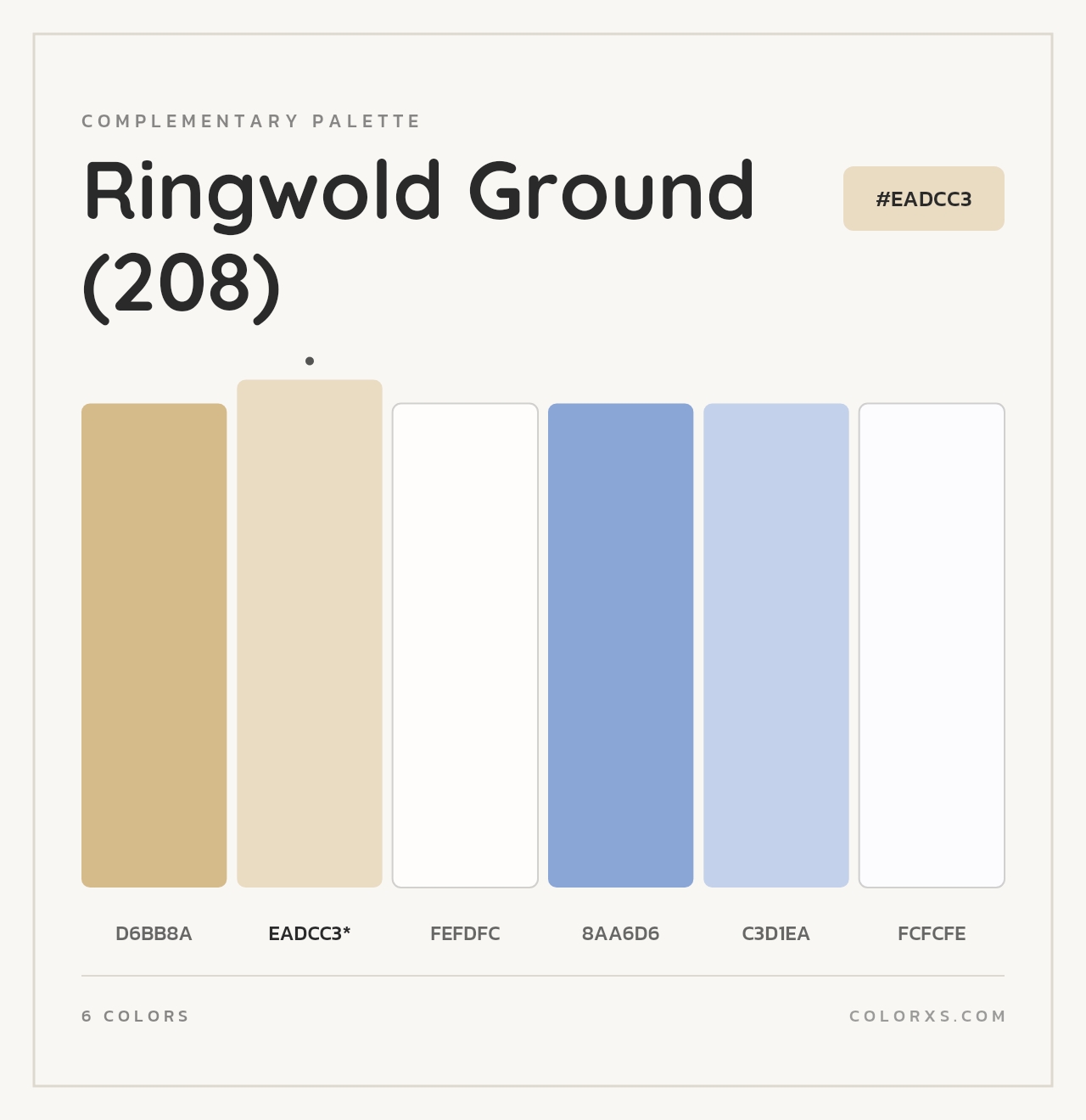 Ringwold Ground (208) - Complementary Color Palette