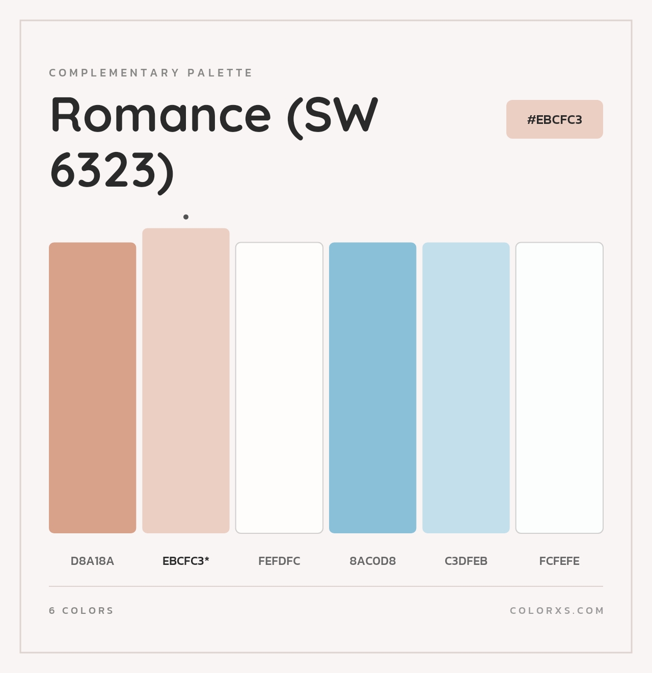 Romance (SW 6323) - Complementary Color Palette