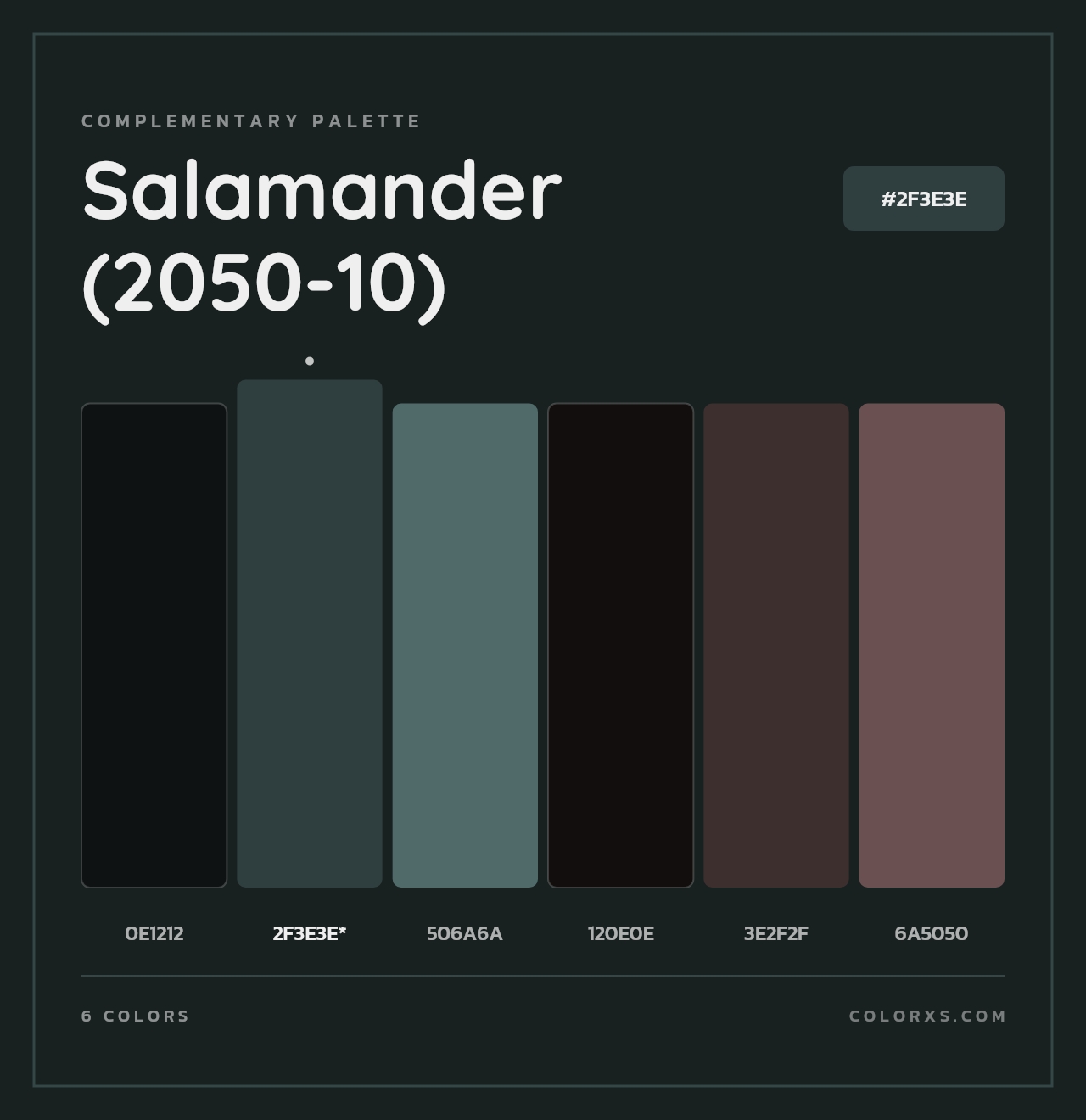 Salamander (2050-10) - Complementary Color Palette