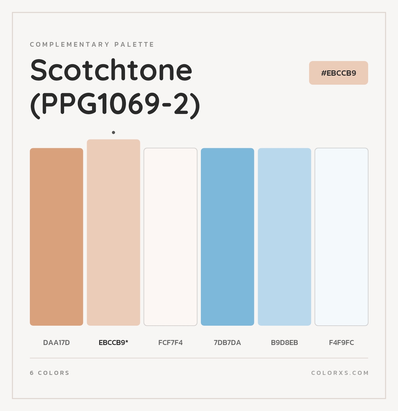 Scotchtone (PPG1069-2) - Complementary Color Palette