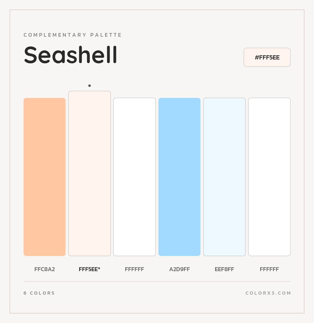 Seashell - Complementary Color Palette