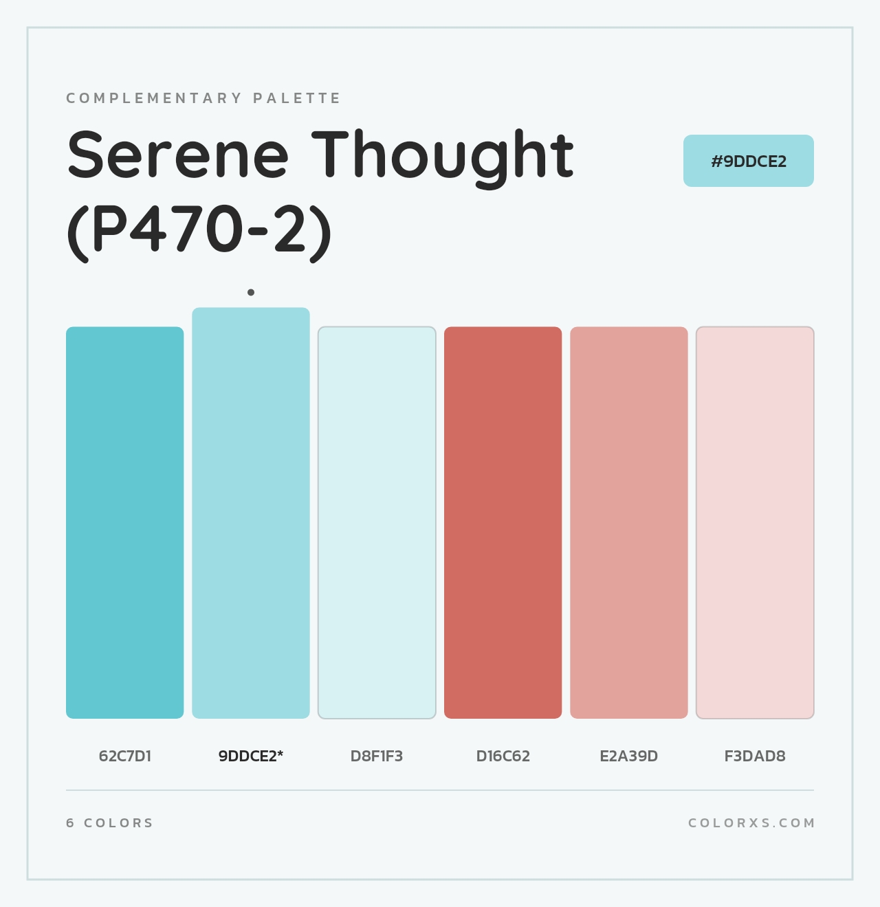 Serene Thought (P470-2) - Complementary Color Palette