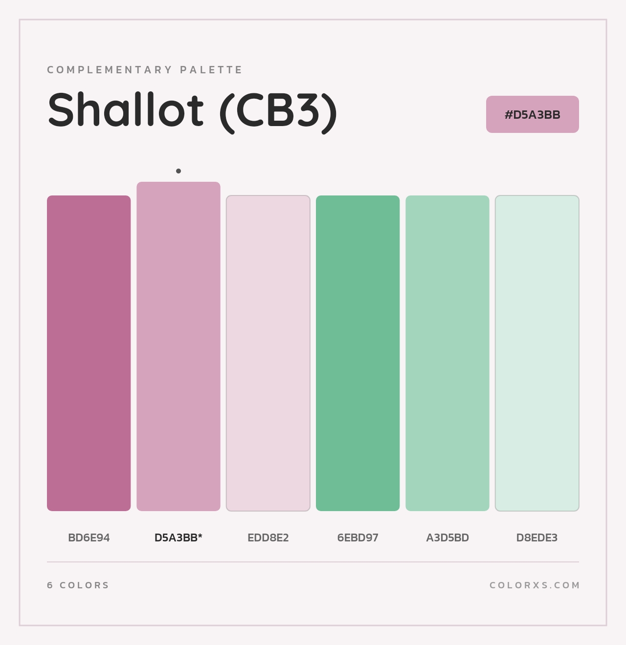 Shallot (CB3) - Complementary Color Palette
