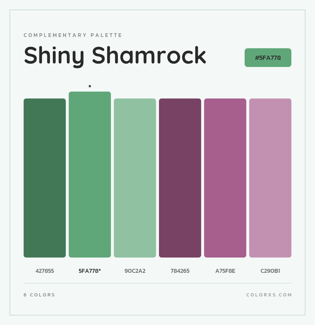 Shiny Shamrock - Complementary Color Palette