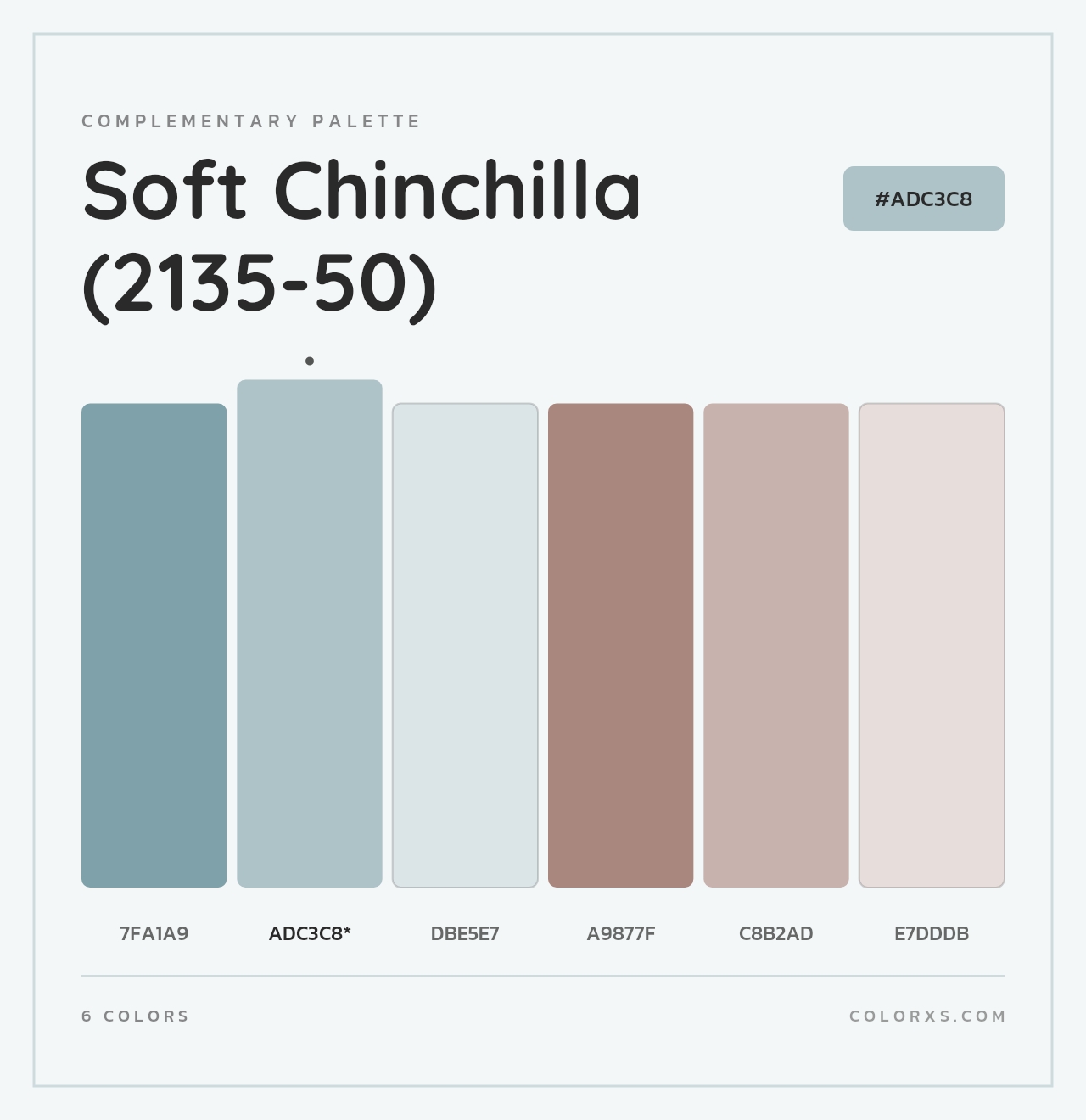 Soft Chinchilla (2135-50) - Complementary Color Palette