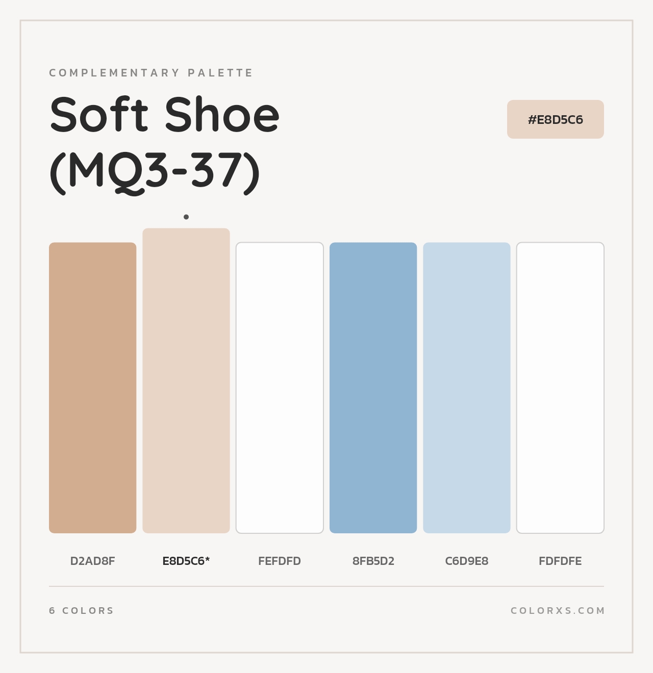 Soft Shoe (MQ3-37) - Complementary Color Palette