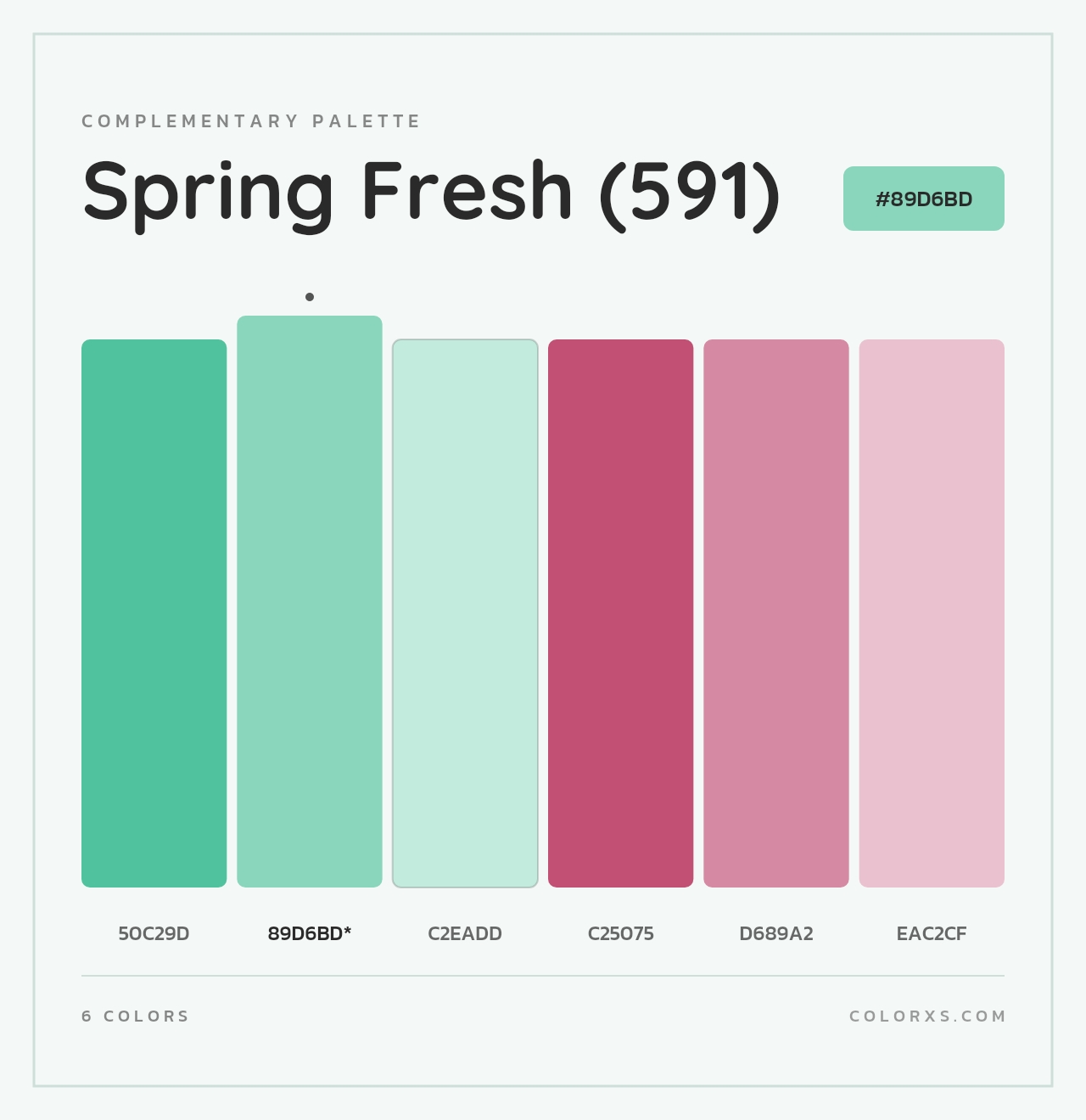 Spring Fresh (591) - Complementary Color Palette