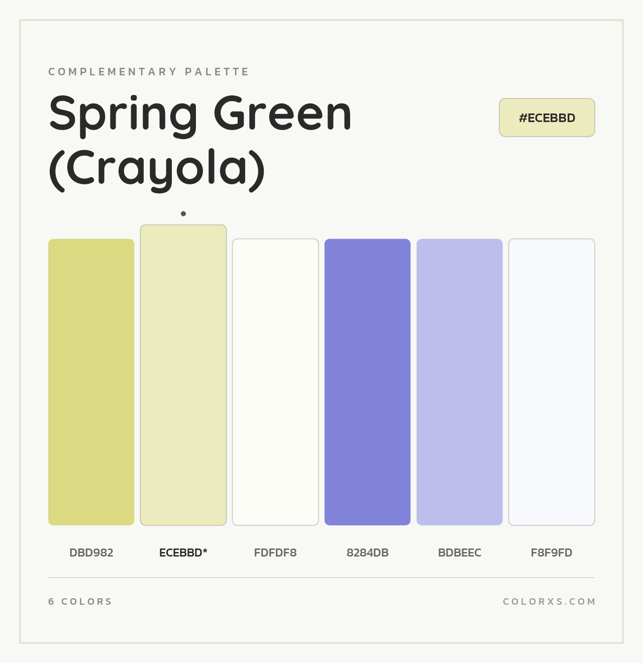 Spring Green (Crayola) - Complementary Color Palette