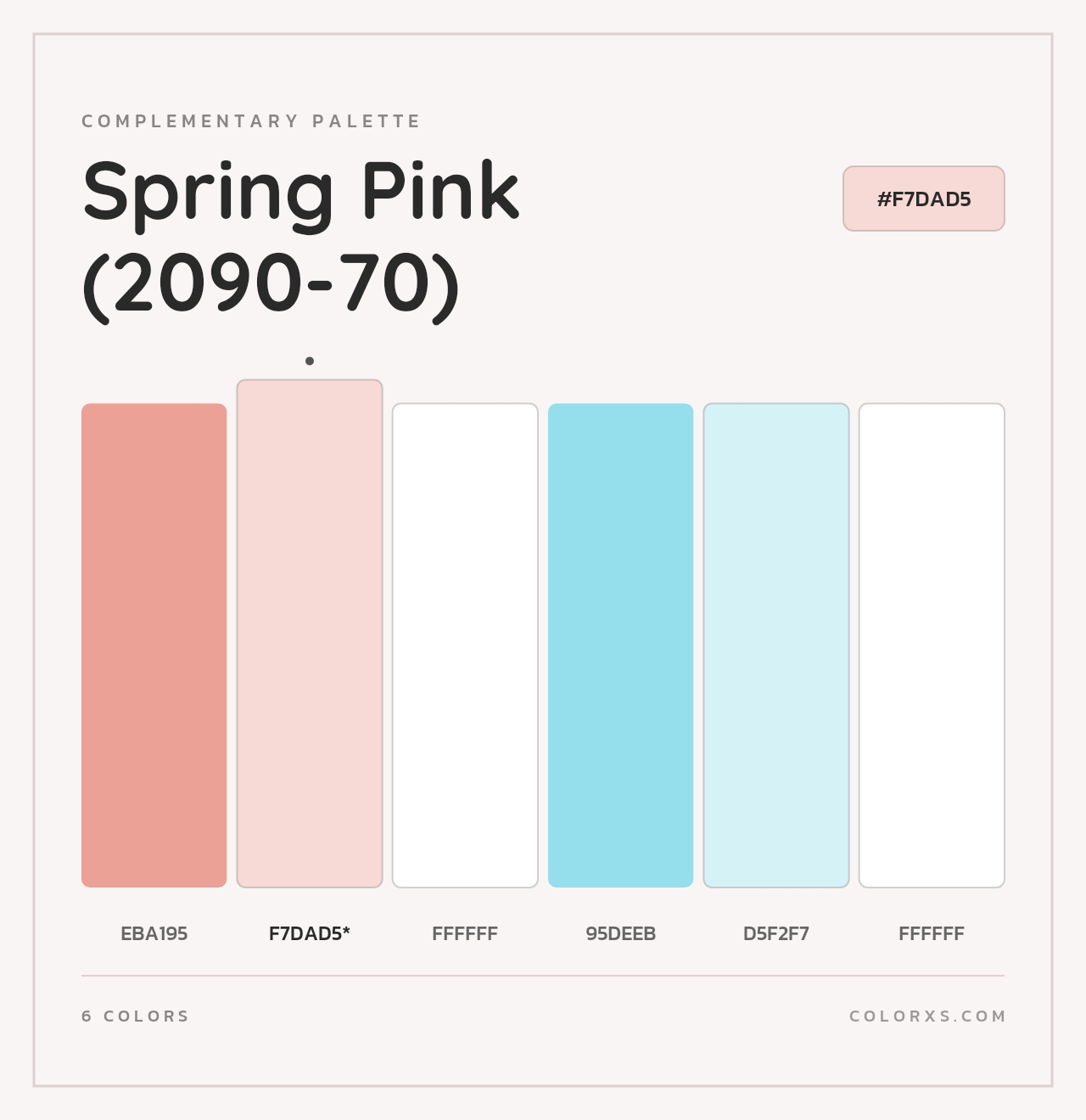 Spring Pink (2090-70) - Complementary Color Palette