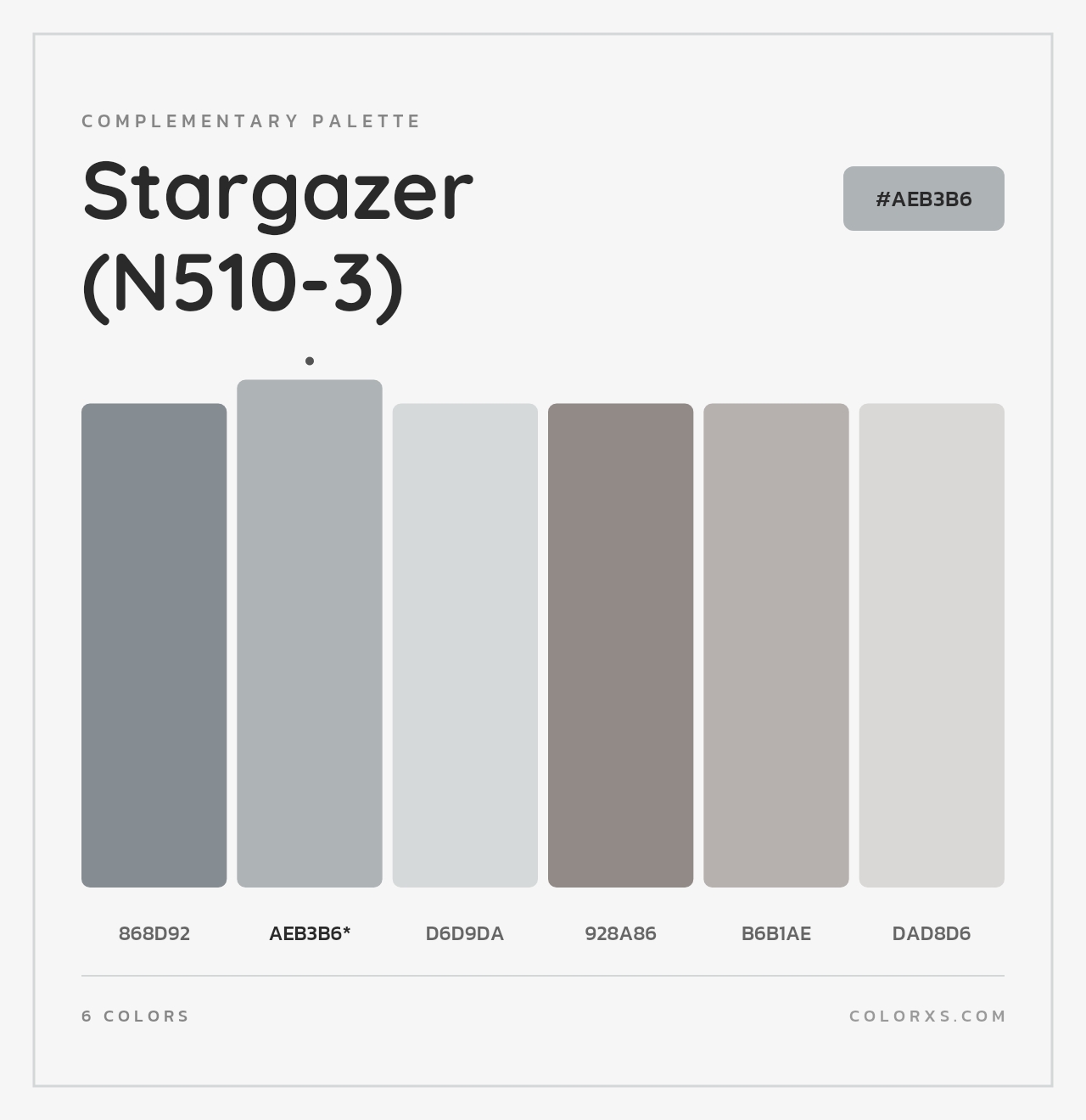 Stargazer (N510-3) - Complementary Color Palette