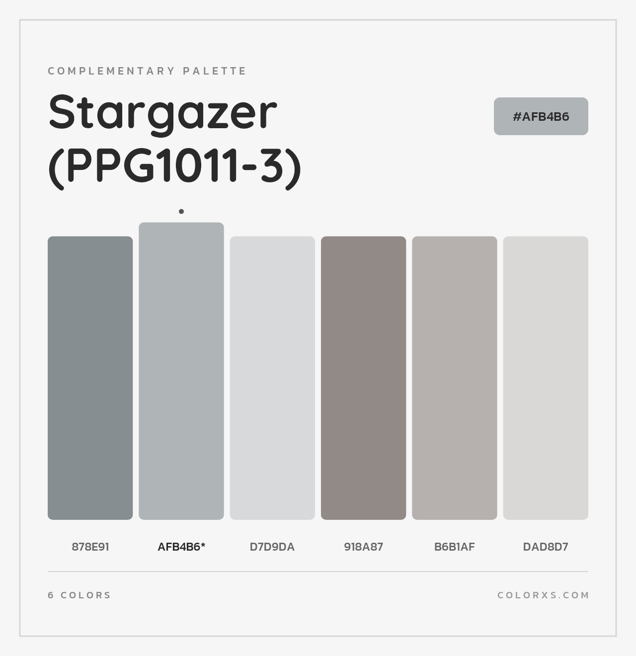 Stargazer (PPG1011-3) - Complementary Color Palette
