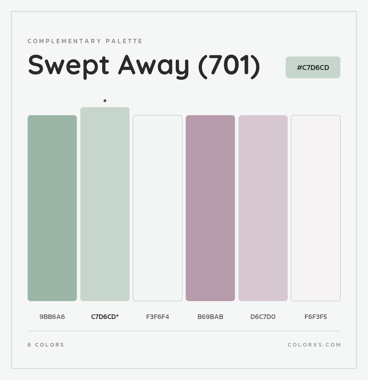 Swept Away (701) - Complementary Color Palette
