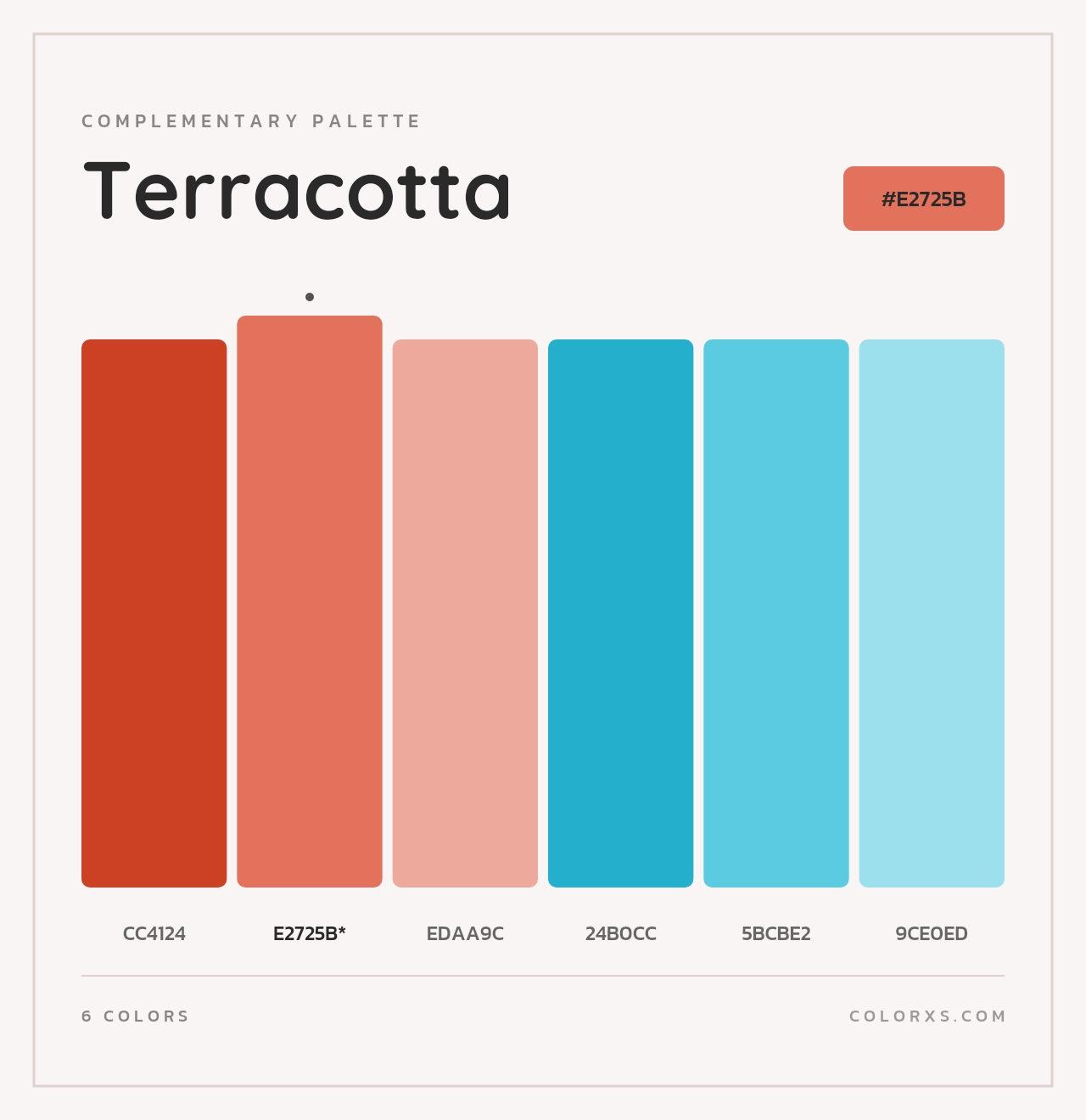 Terracotta - Complementary Color Palette