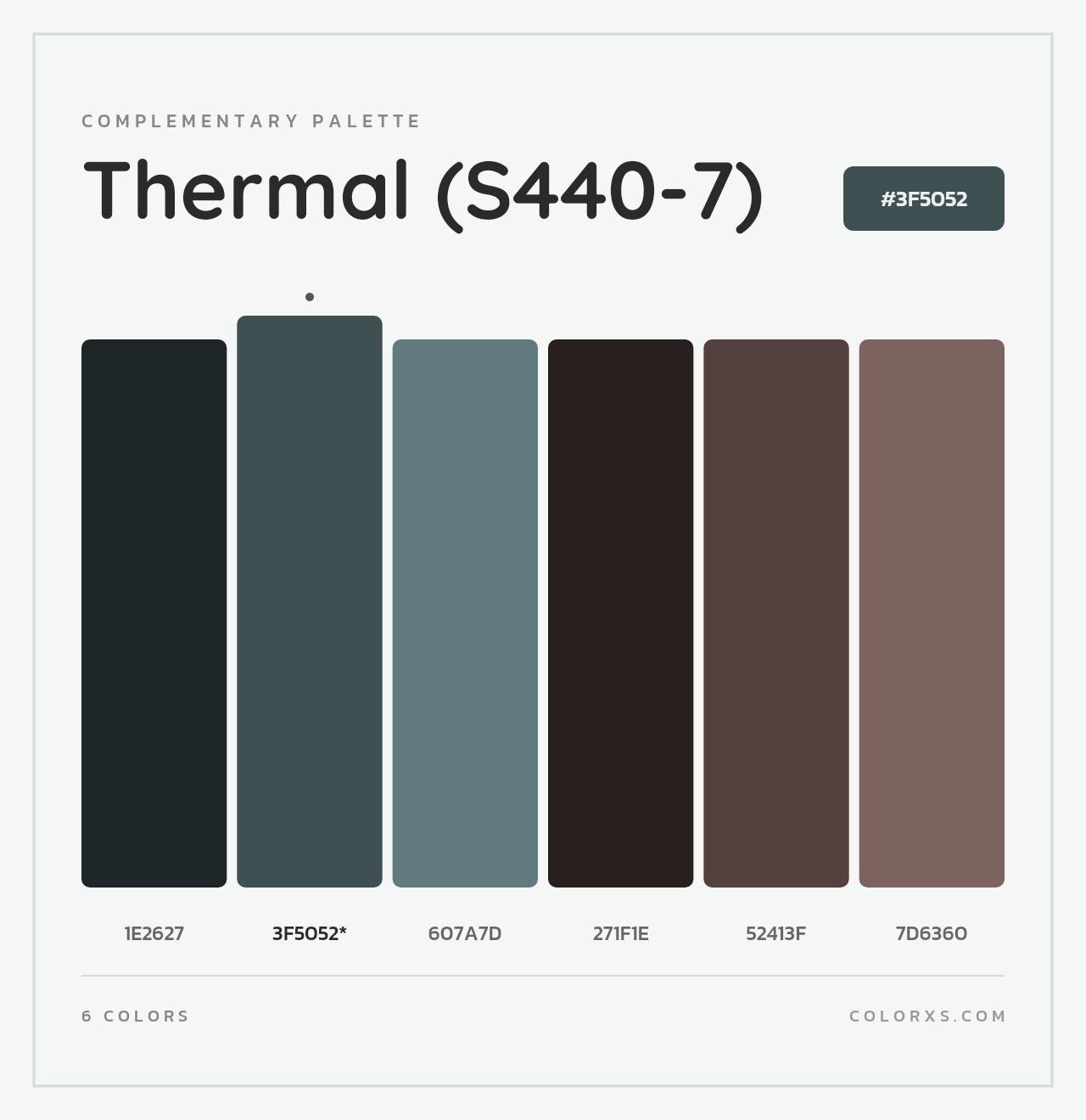 Thermal (S440-7) - Complementary Color Palette