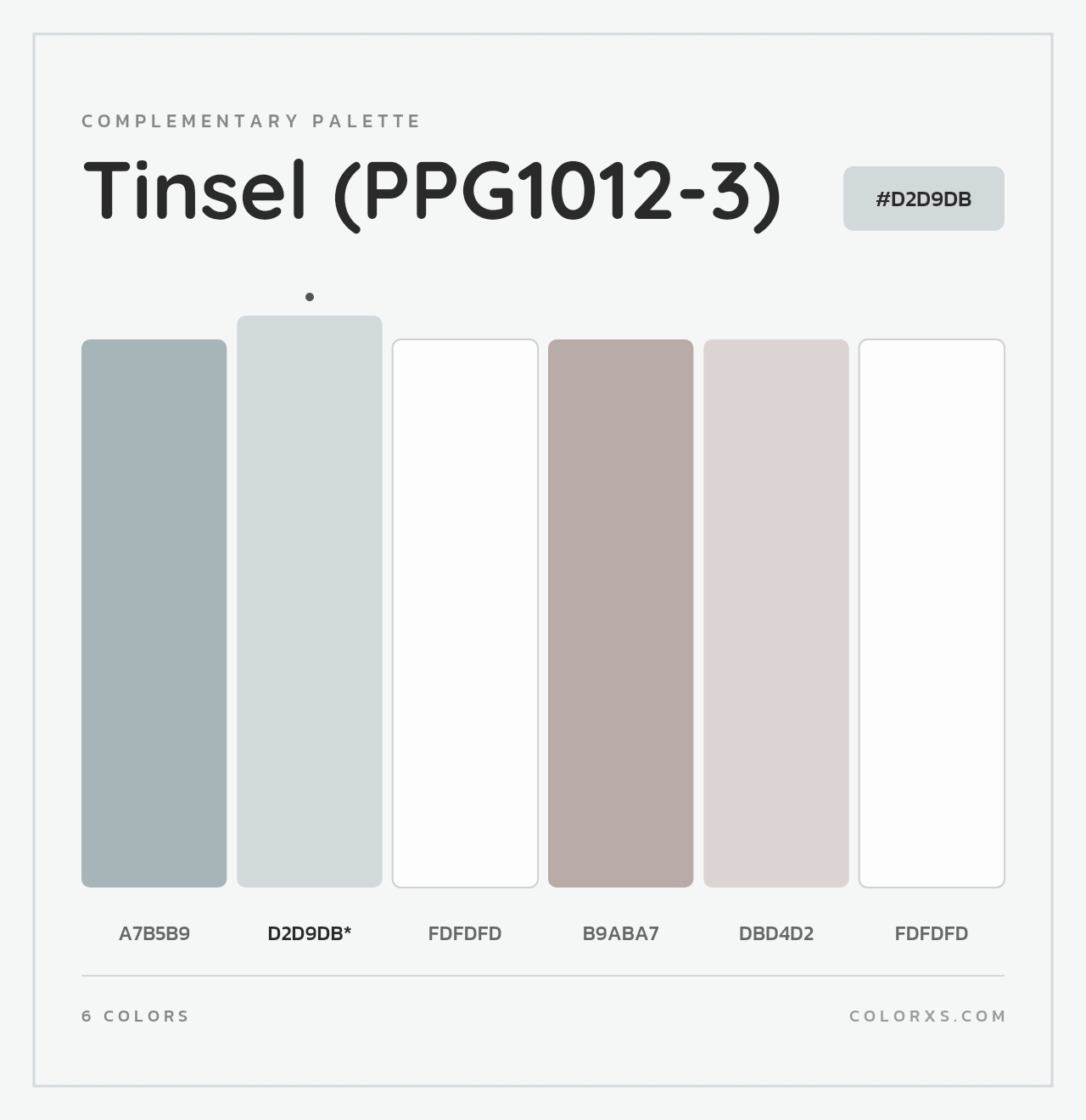 Tinsel (PPG1012-3) - Complementary Color Palette