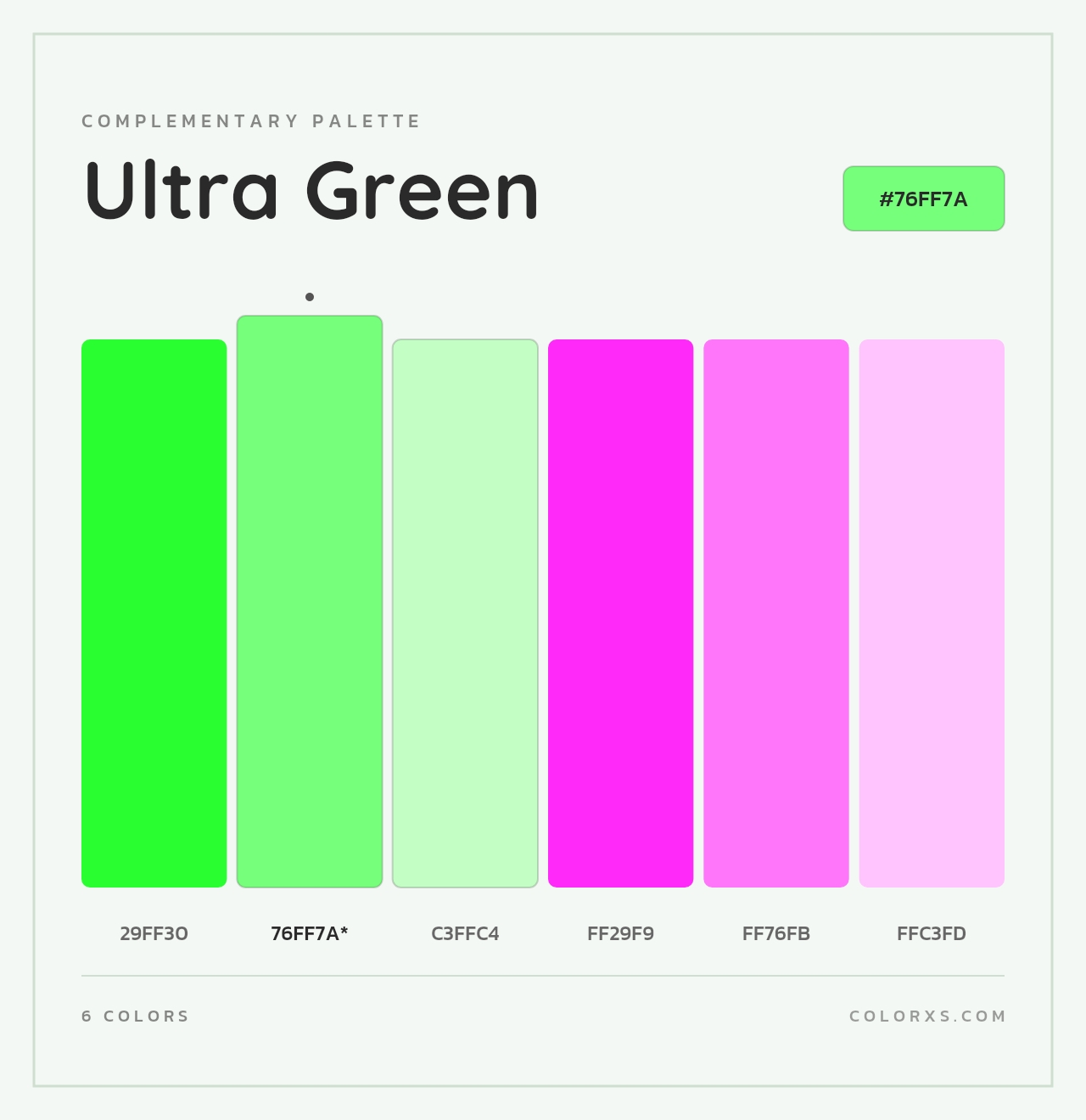 Ultra Green - Complementary Color Palette