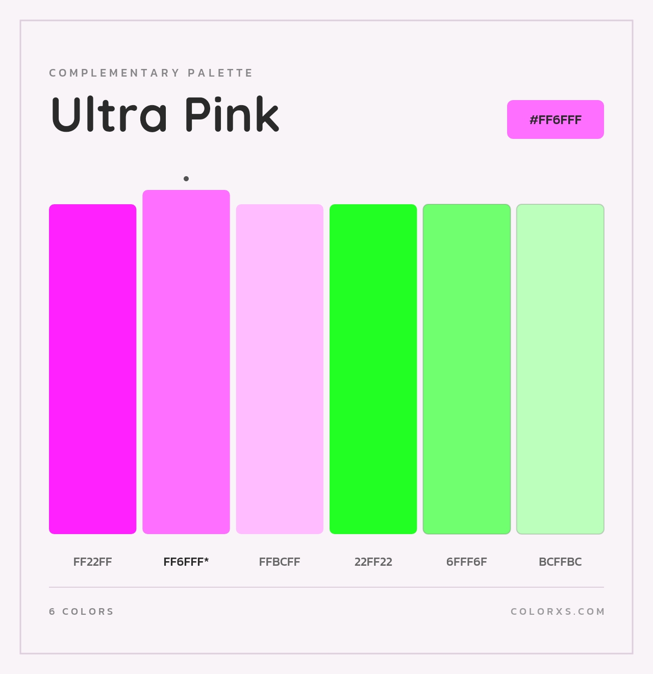 Ultra Pink - Complementary Color Palette