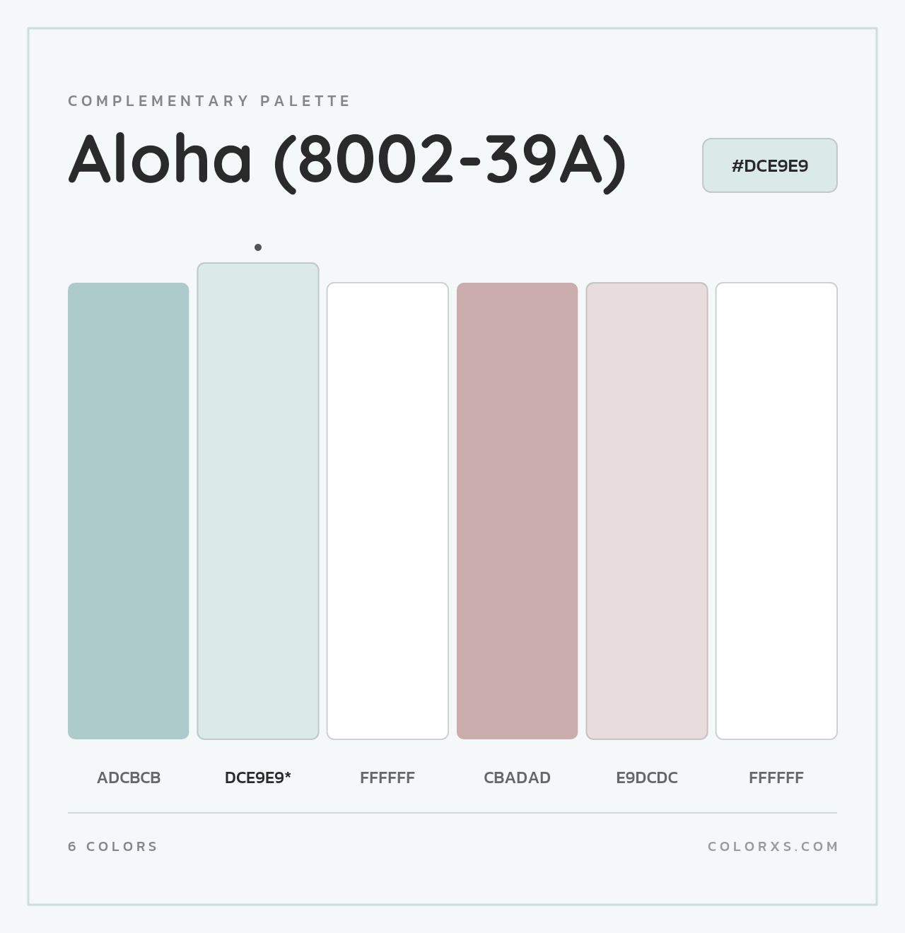Aloha (8002-39A) - Complementary Color Palette