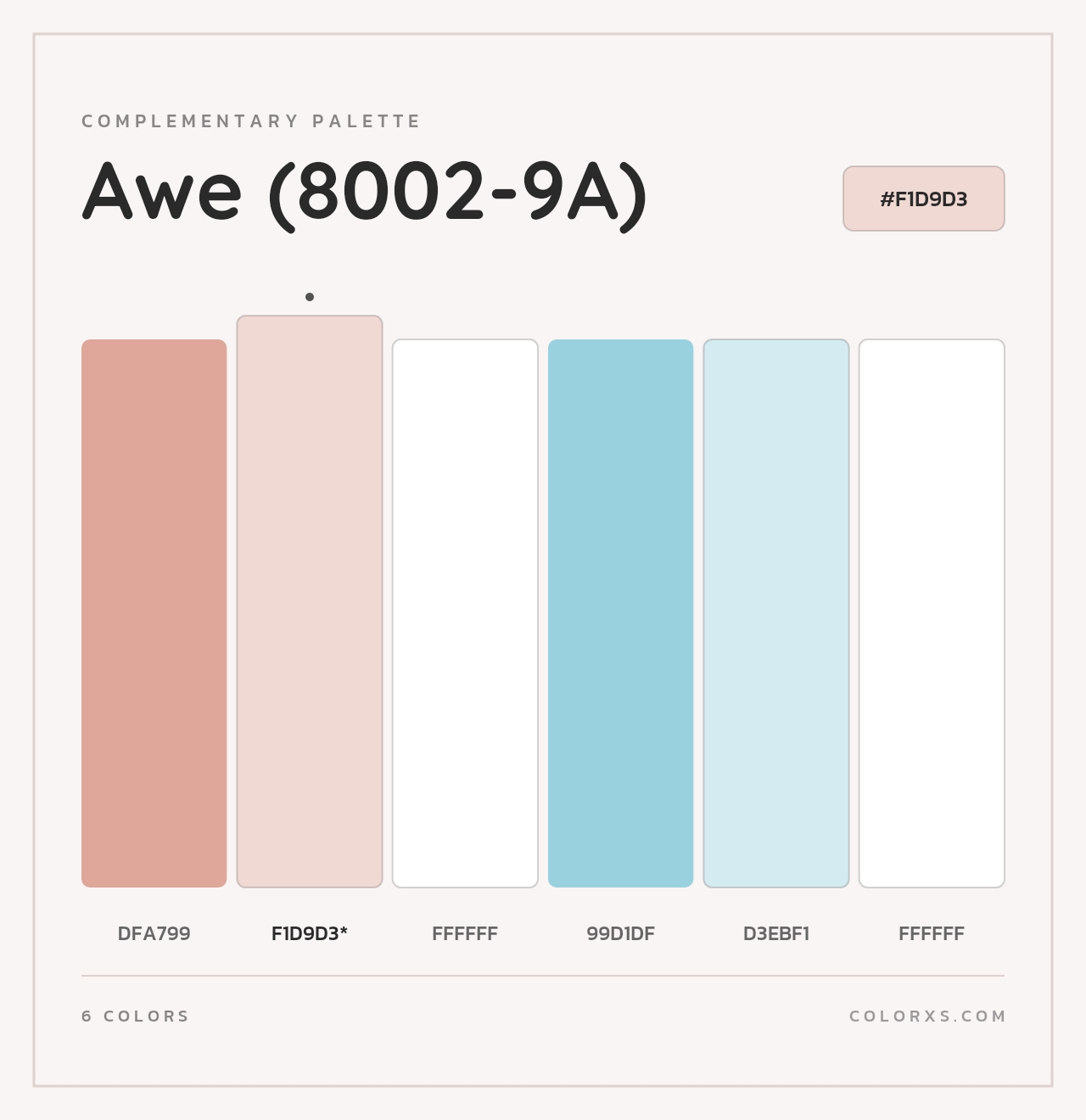 Awe (8002-9A) - Complementary Color Palette