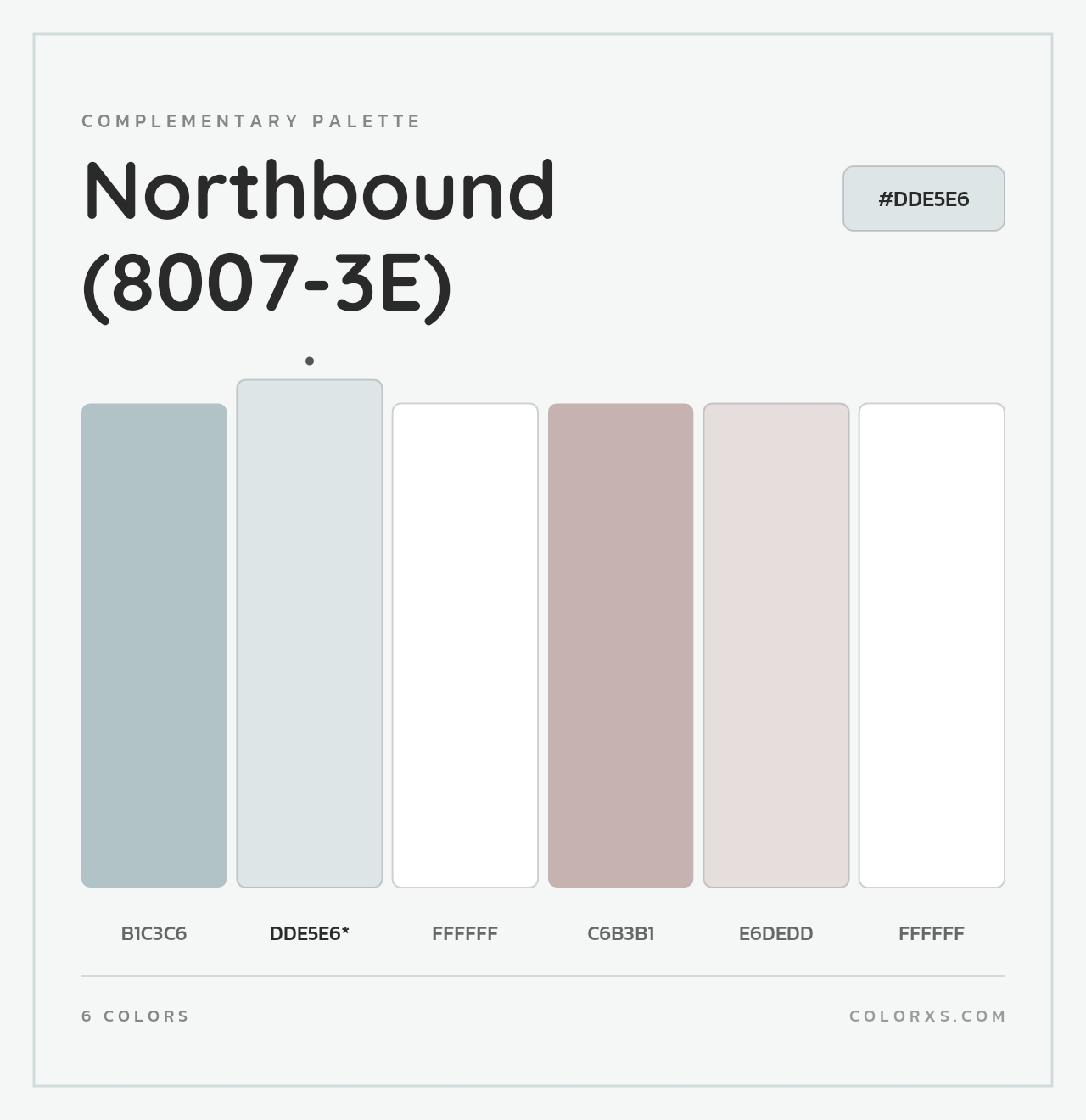 Northbound (8007-3E) - Complementary Color Palette