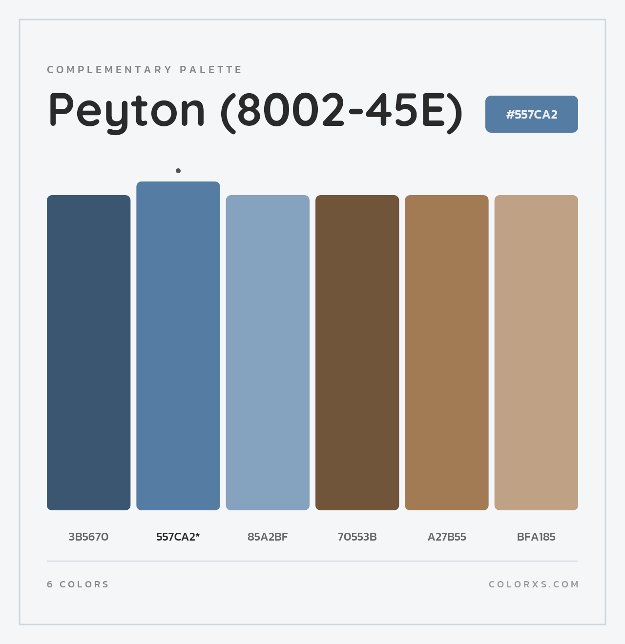 Peyton (8002-45E) - Complementary Color Palette