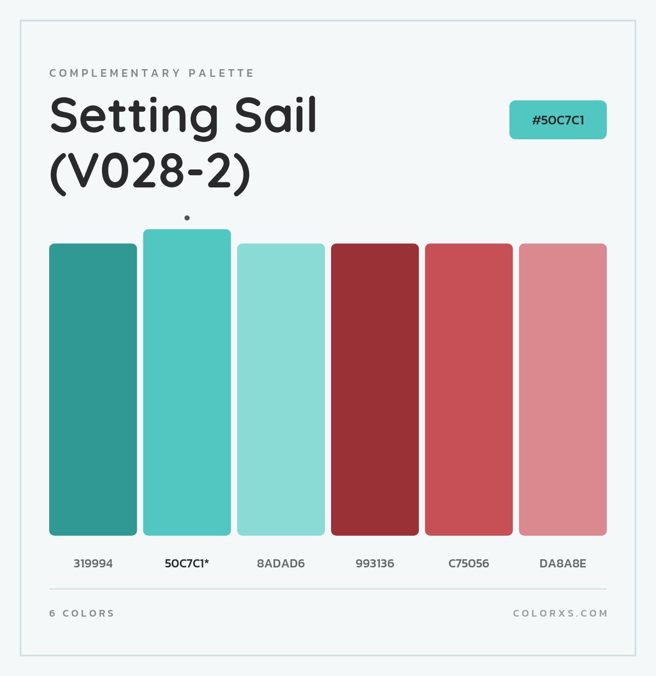 Setting Sail (V028-2) - Complementary Color Palette