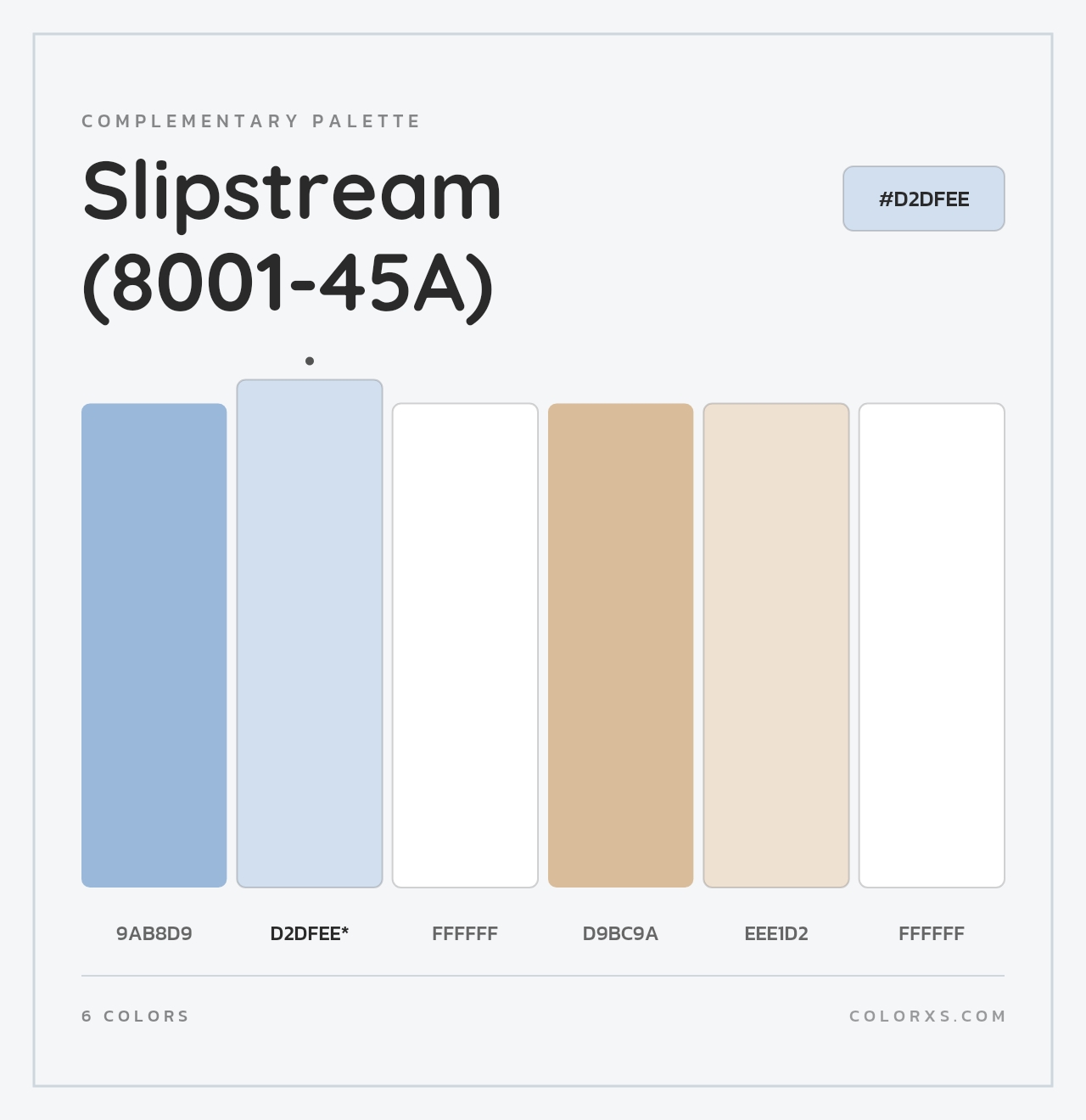 Slipstream (8001-45A) - Complementary Color Palette