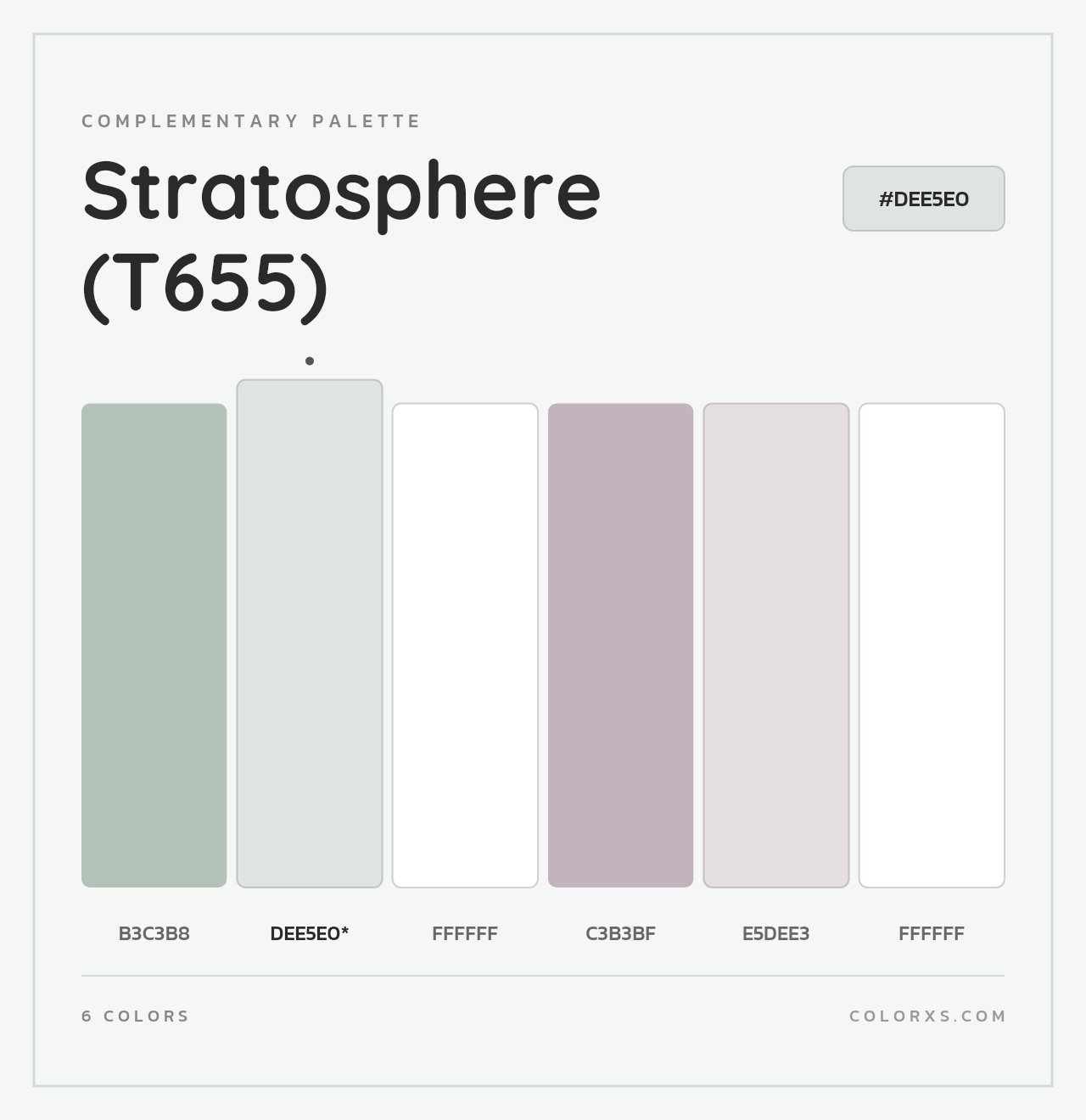 Stratosphere (T655) - Complementary Color Palette