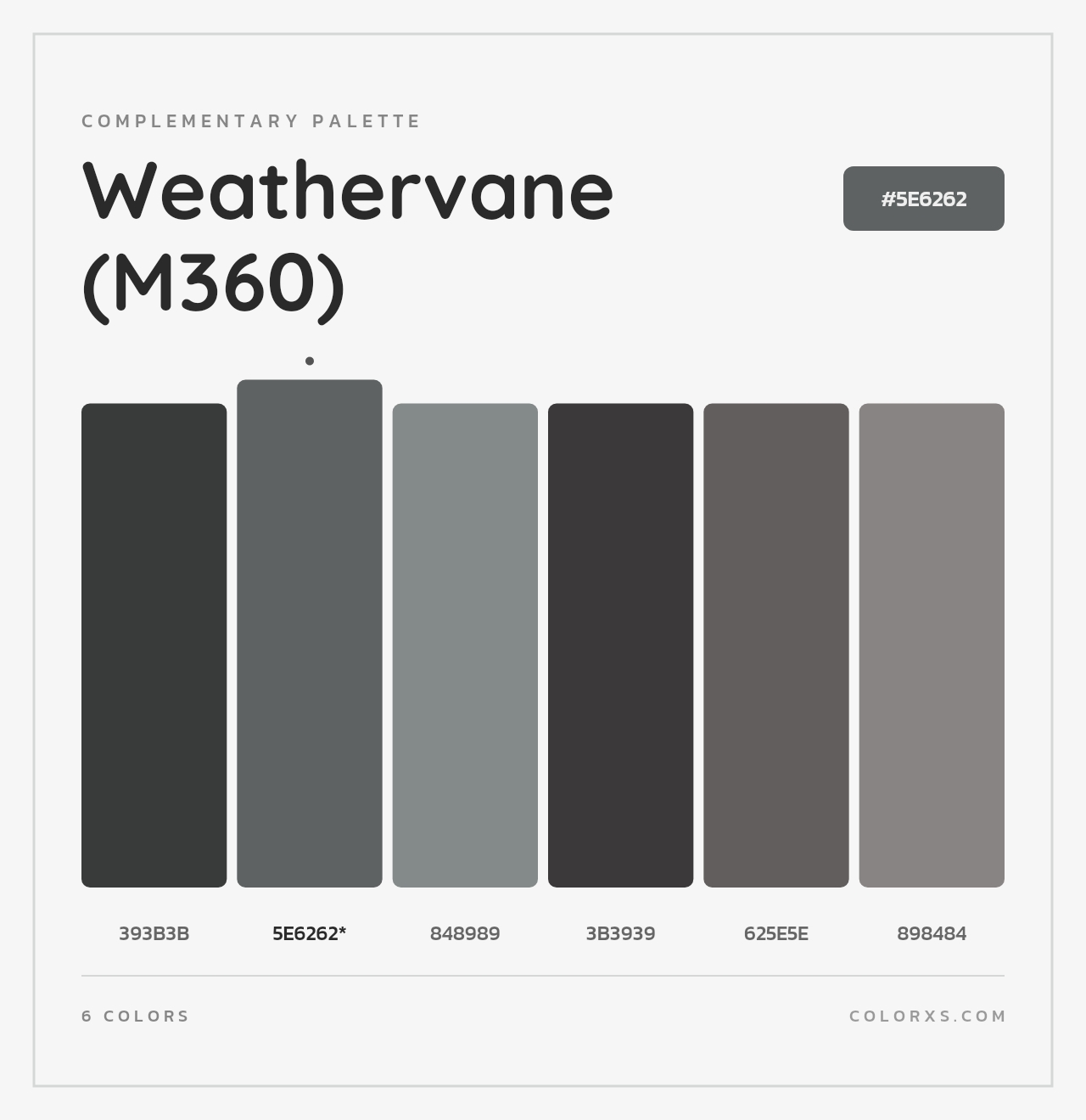 Weathervane (M360) - Complementary Color Palette