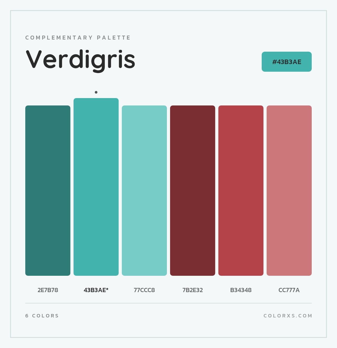 Verdigris - Complementary Color Palette