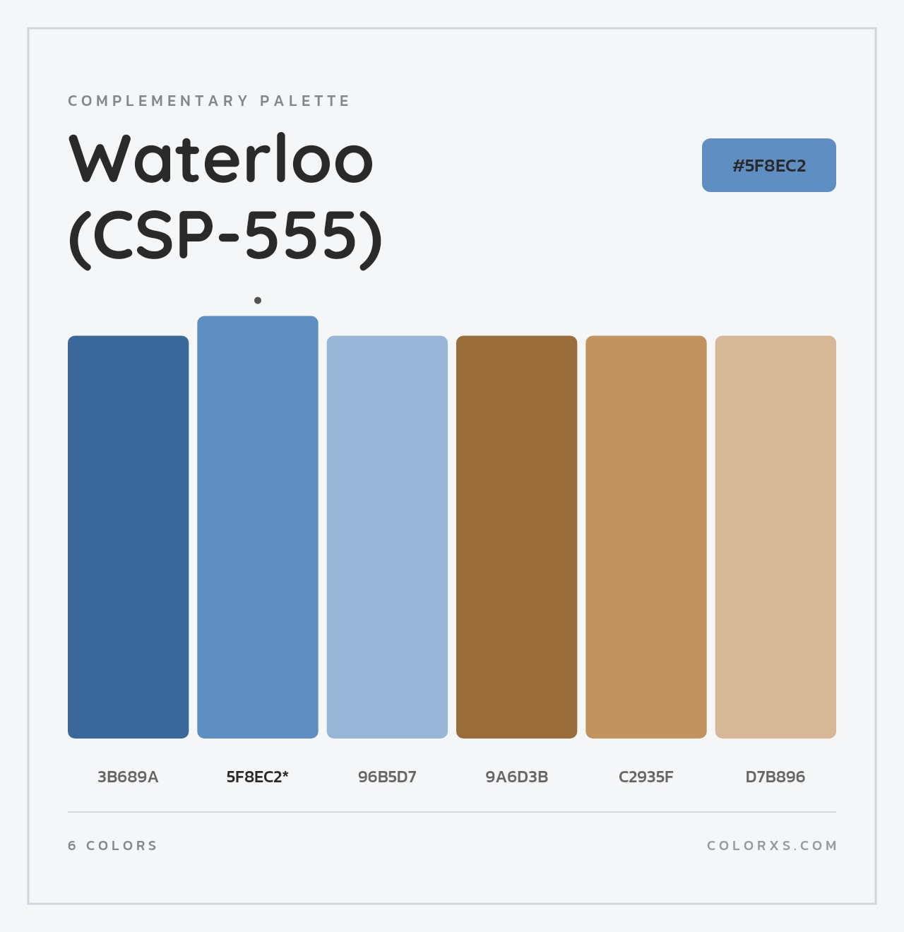 Waterloo (CSP-555) - Complementary Color Palette