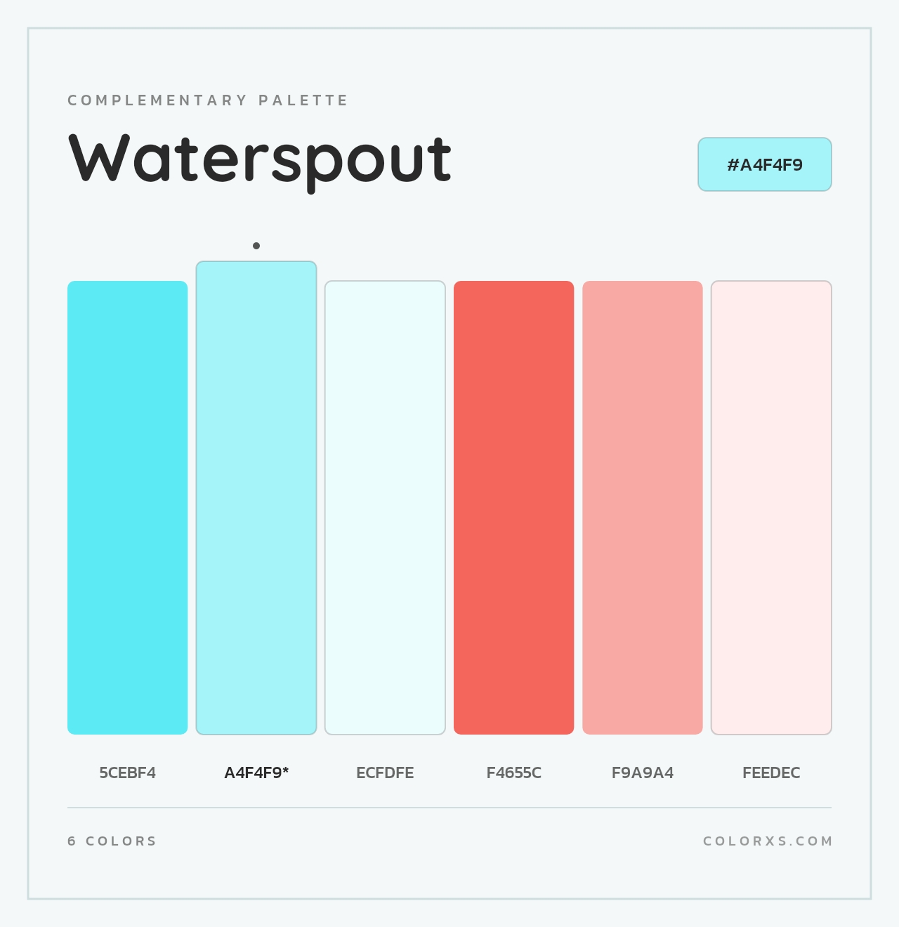 Waterspout - Complementary Color Palette