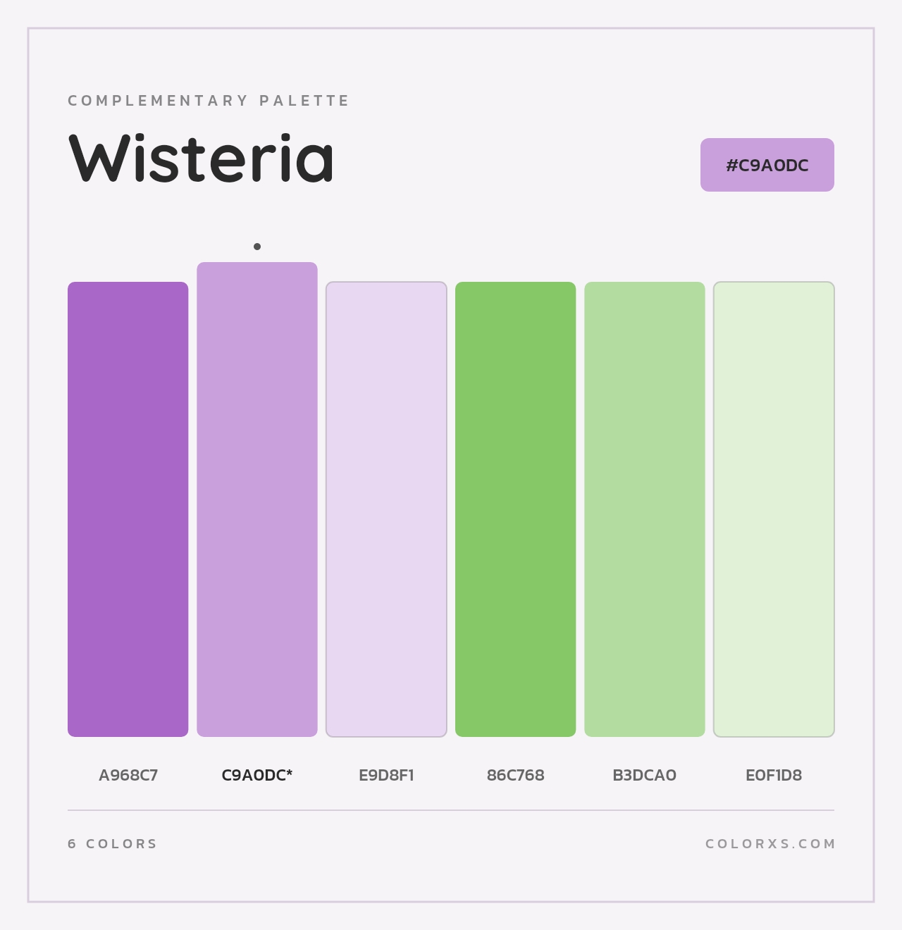 Wisteria - Complementary Color Palette