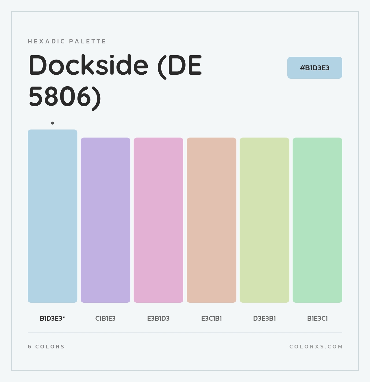 Dockside (DE 5806) - Hexadic Color Palette