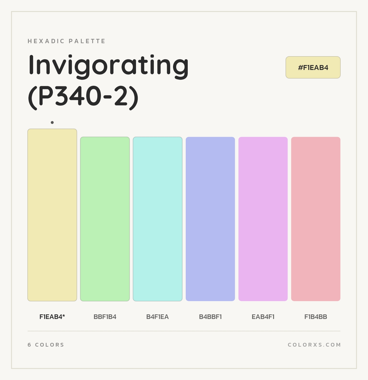 Invigorating (P340-2) - Hexadic Color Palette