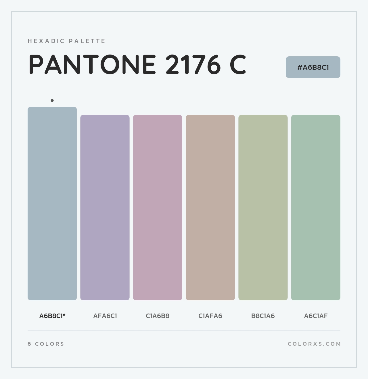 PANTONE 2176 C - Hexadic Color Palette